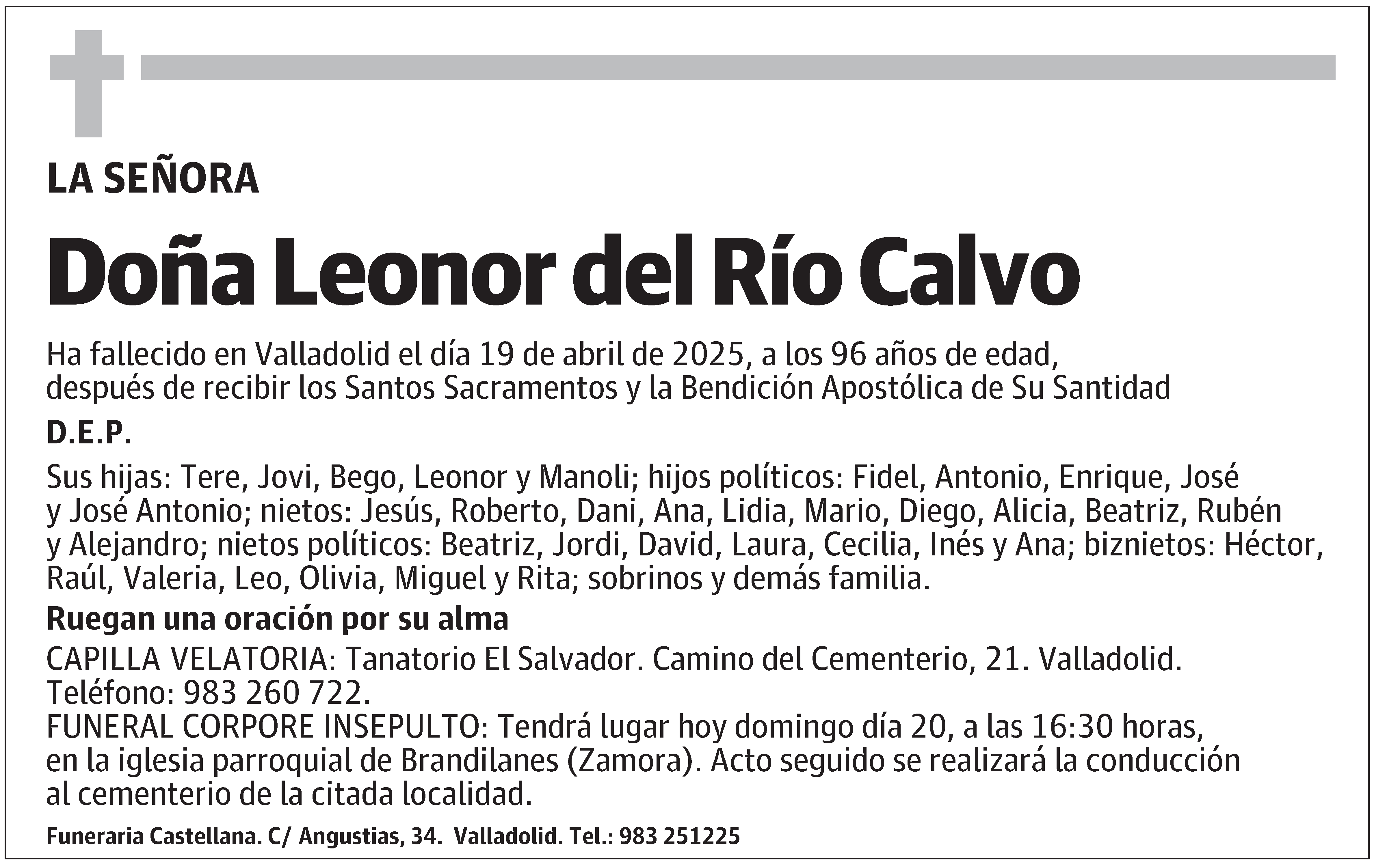 Leonor del Río Calvo