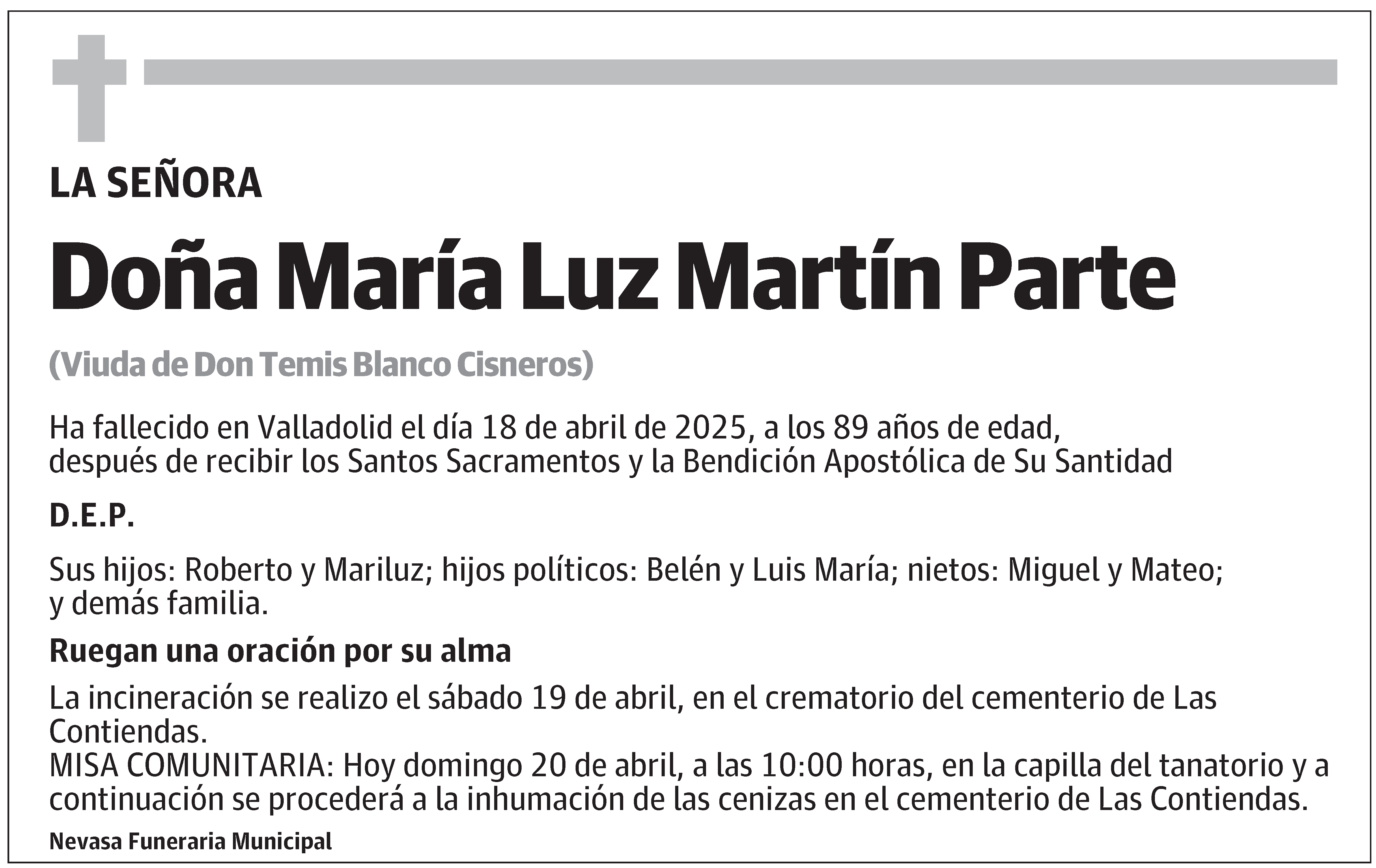 María Luz Martín Parte