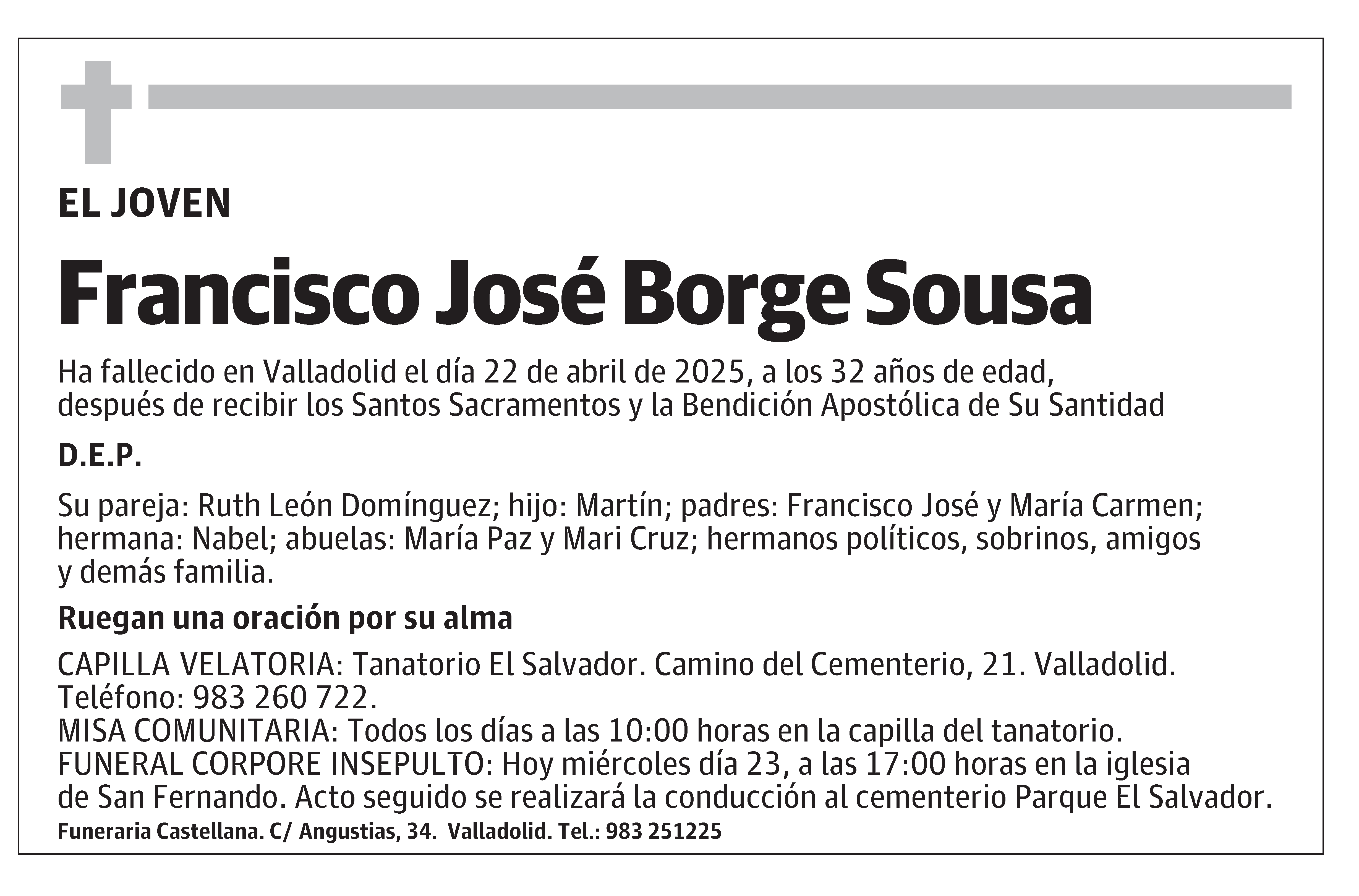 Francisco José Borge Sousa