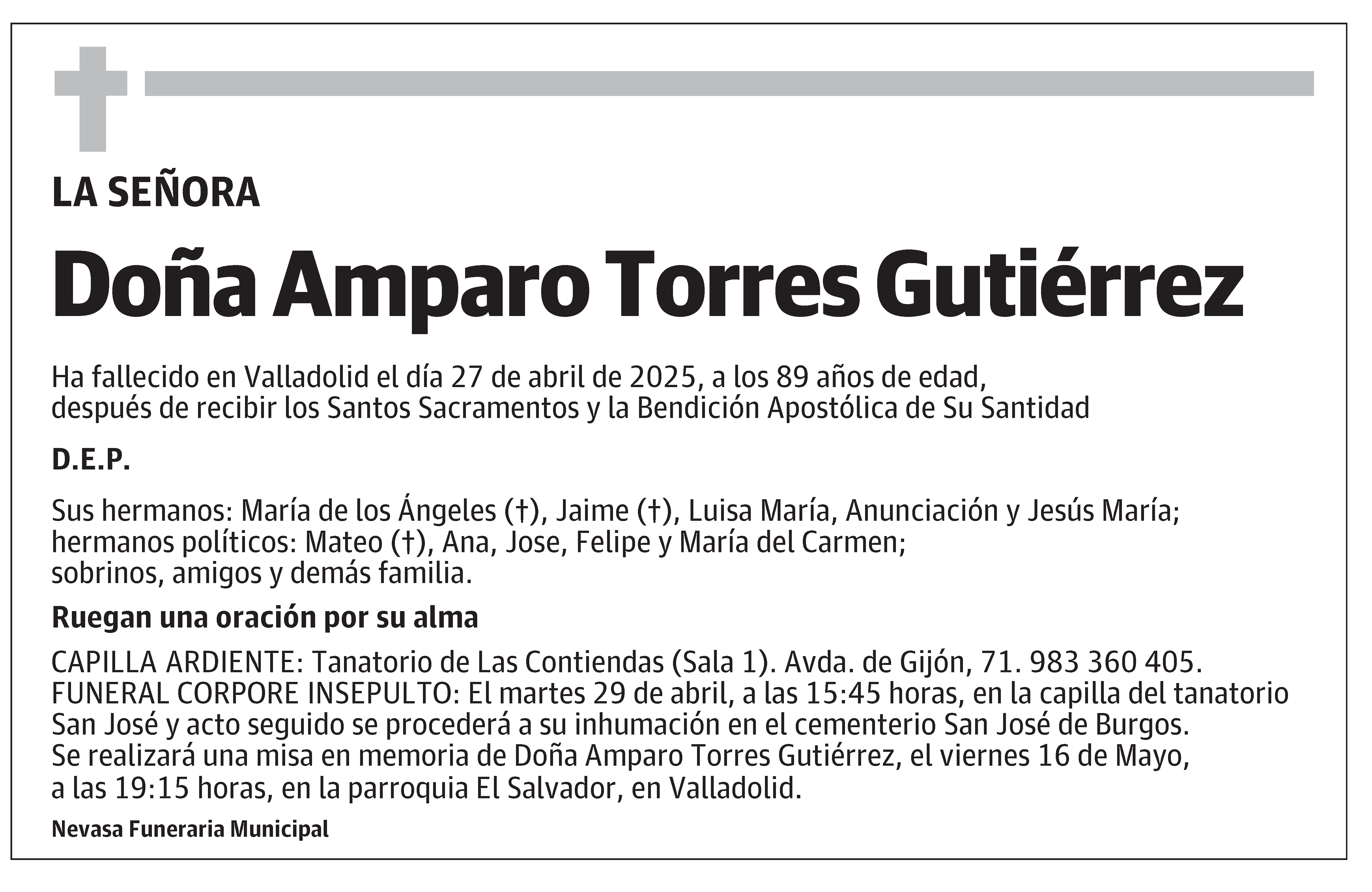 Amparo Torres Gutiérrez
