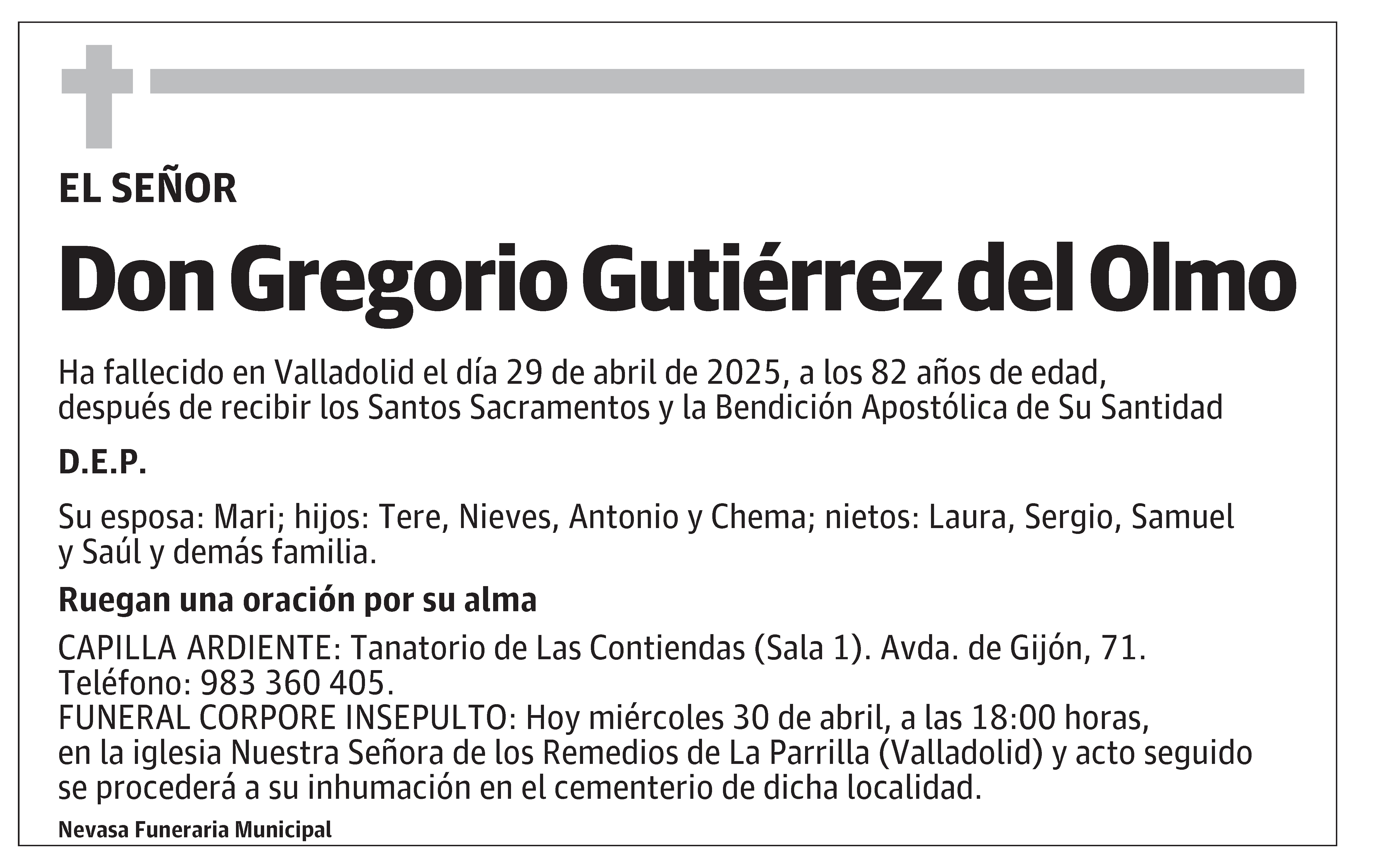 Gregorio Gutiérrez del Olmo