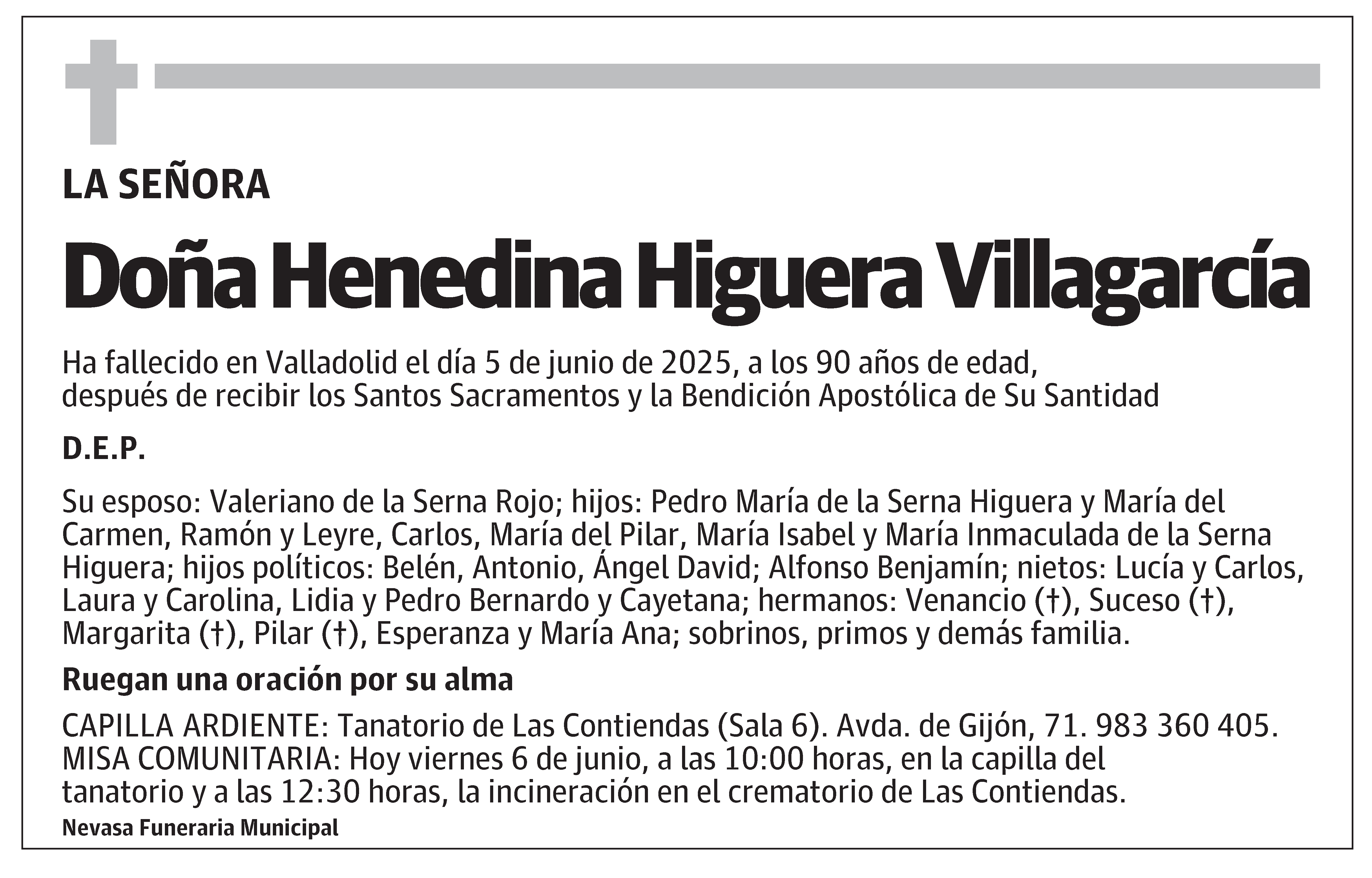 Henedina Higuera Villagarcía