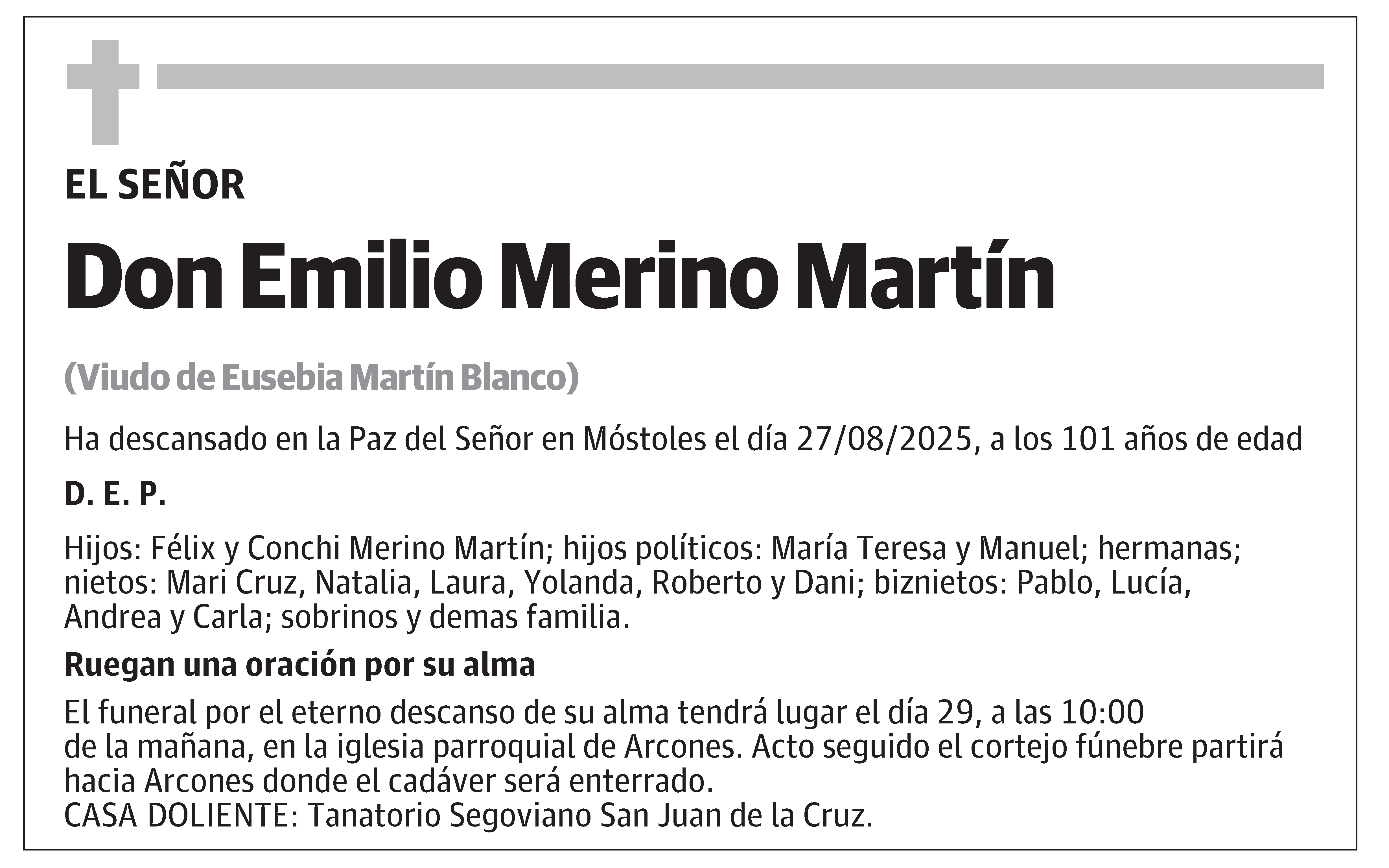 Emilio Merino Martín