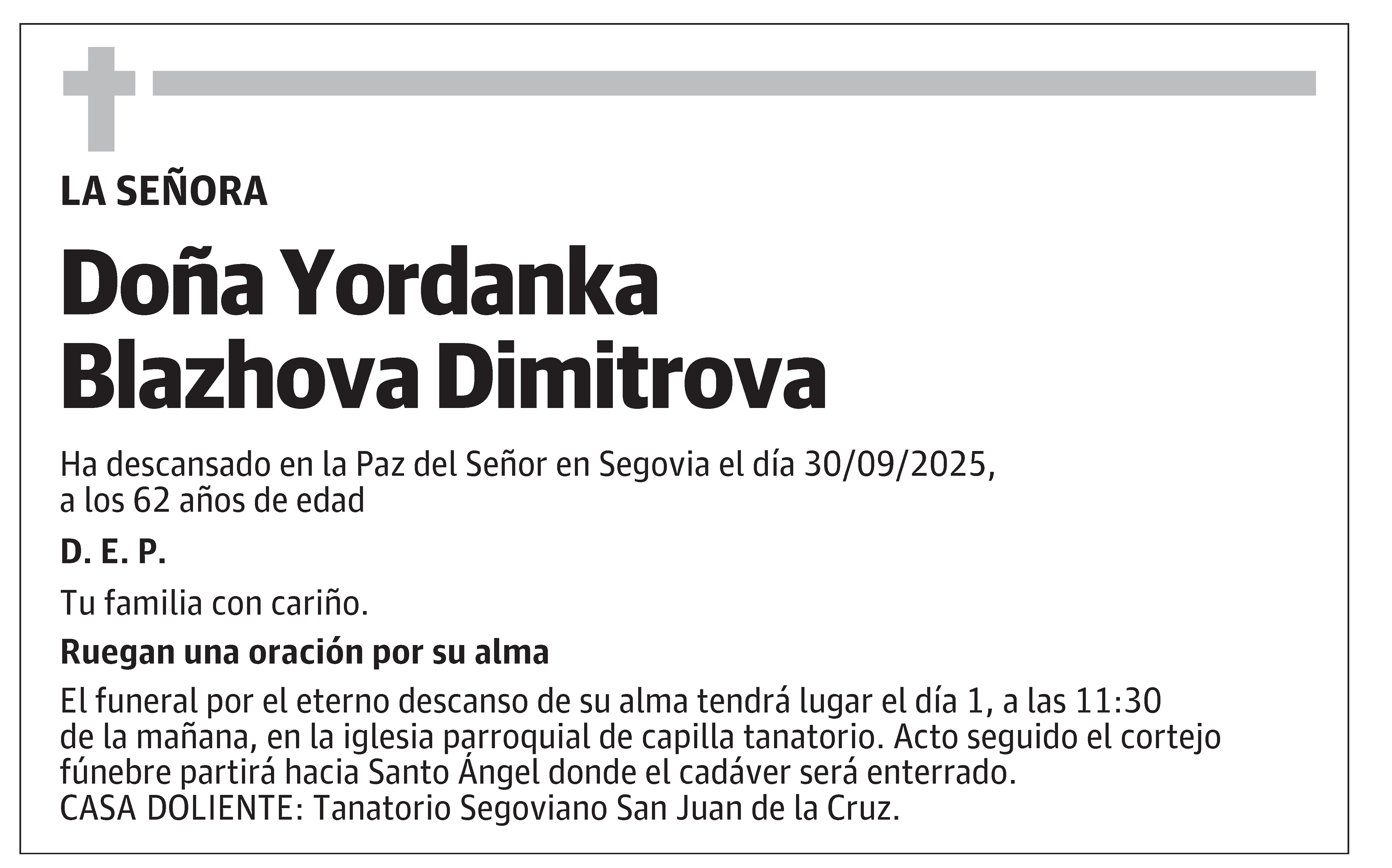 Yordanka Blazhova Dimitrova