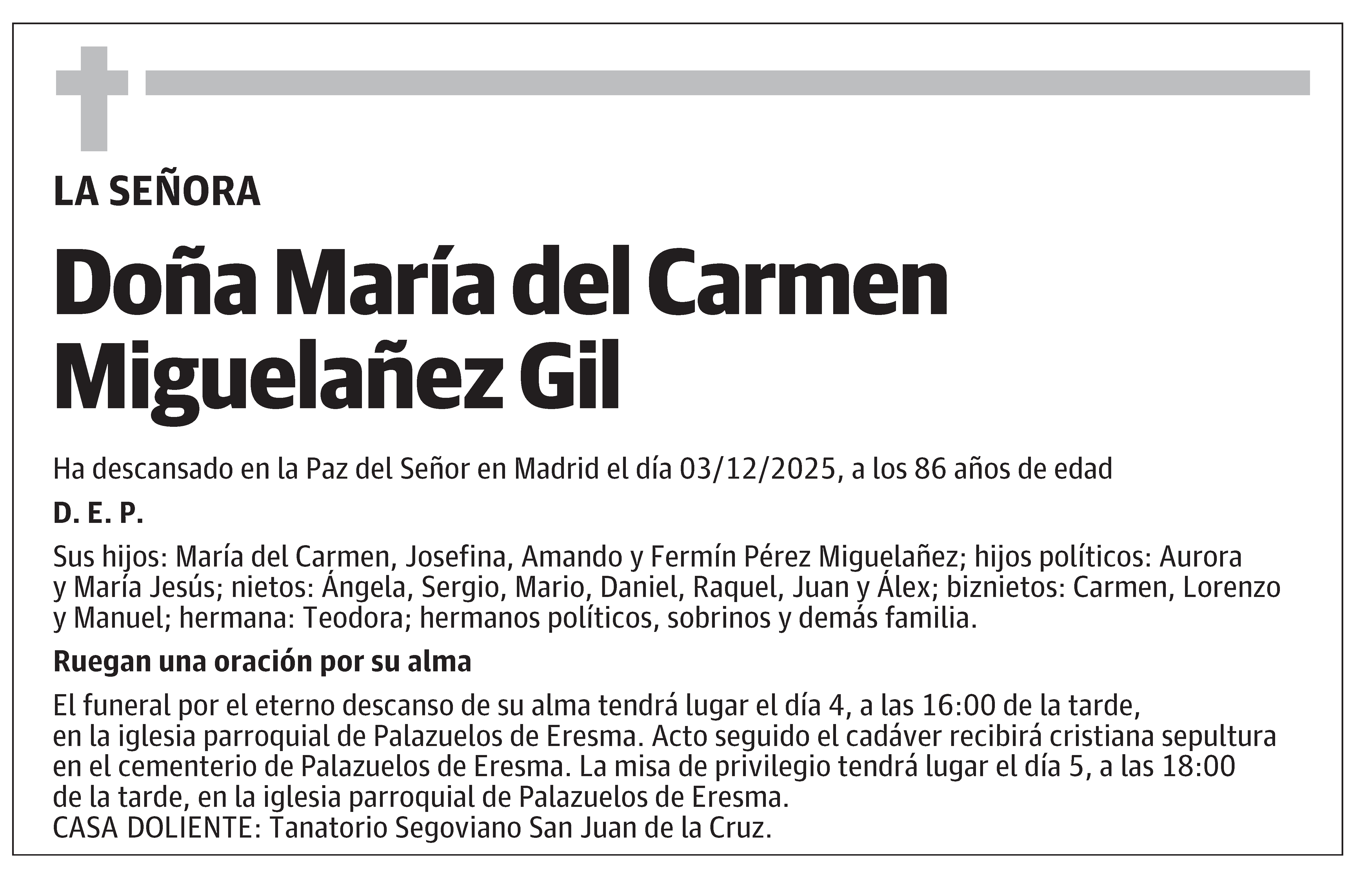 María del Carmen Miguelañez Gil