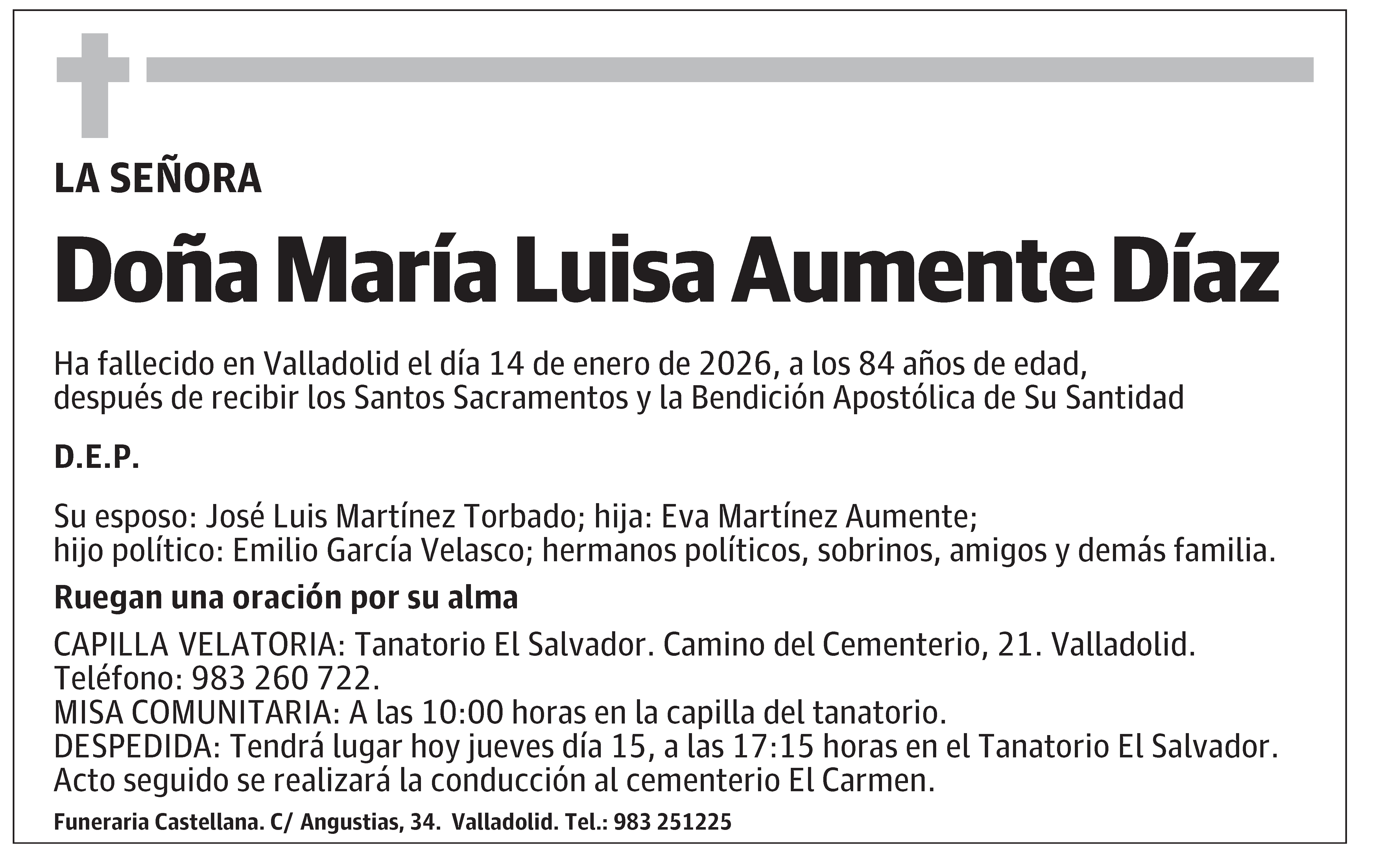 María Luisa Aumente Díaz