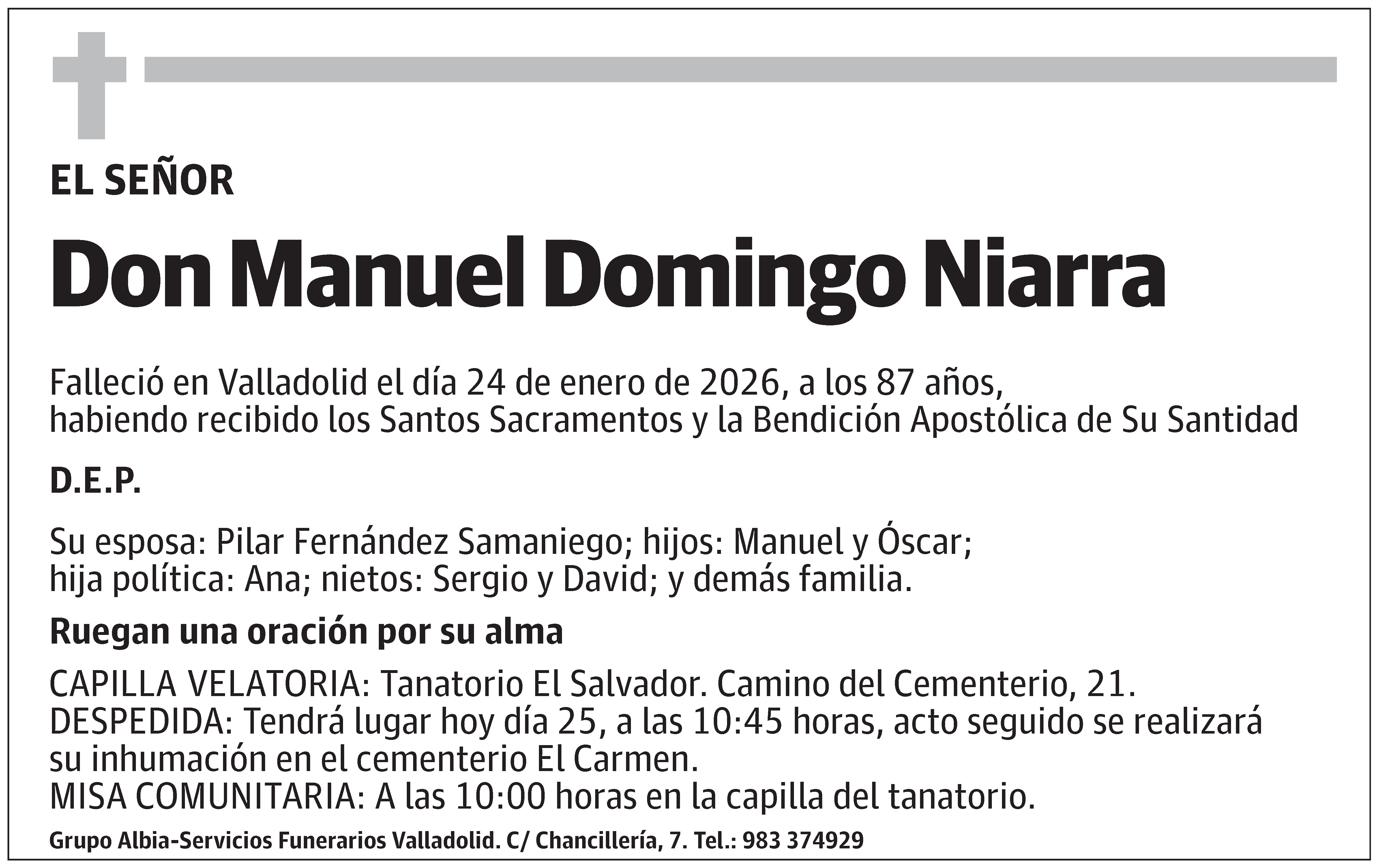 Manuel Domingo Niarra