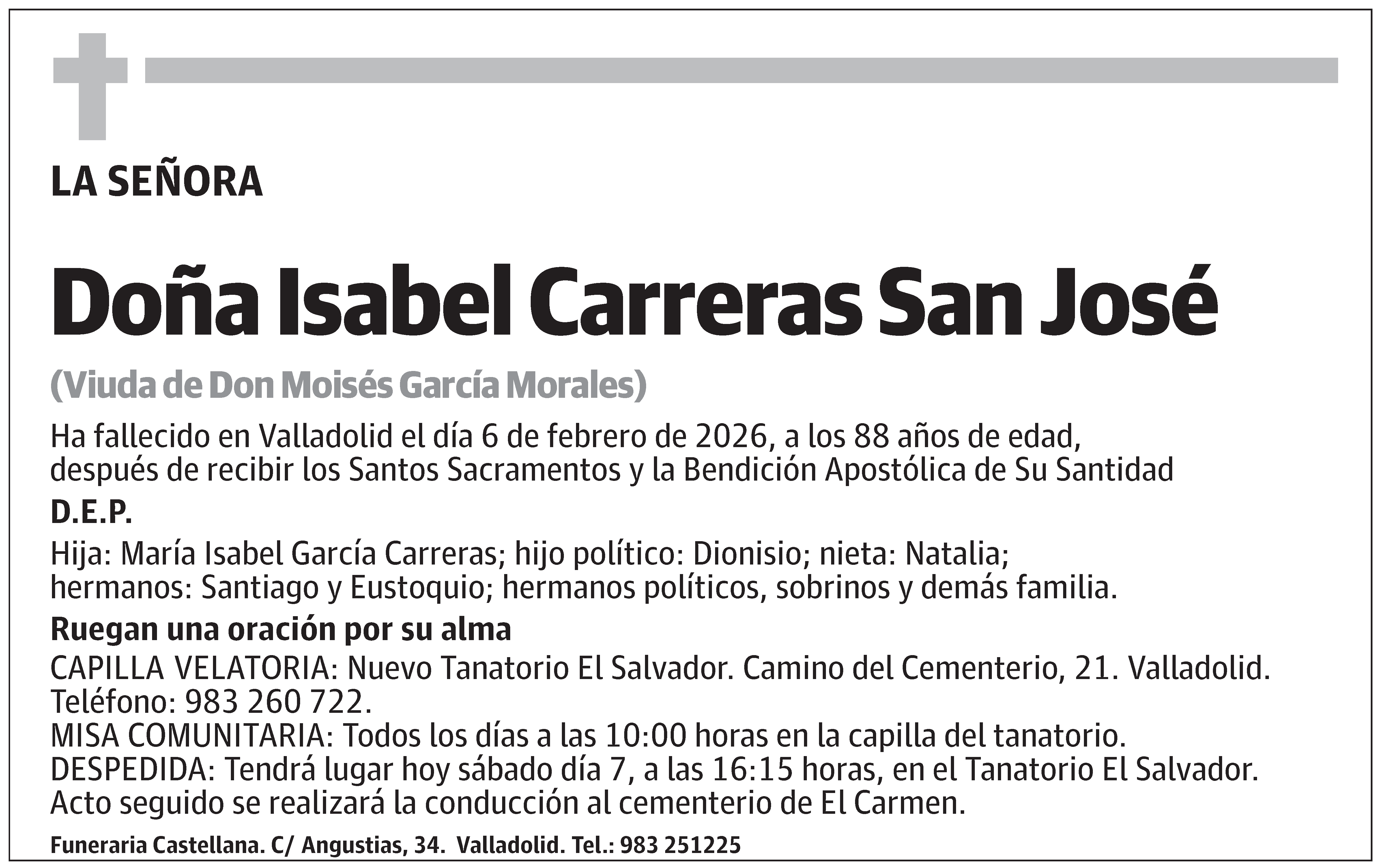 Isabel Carreras San José