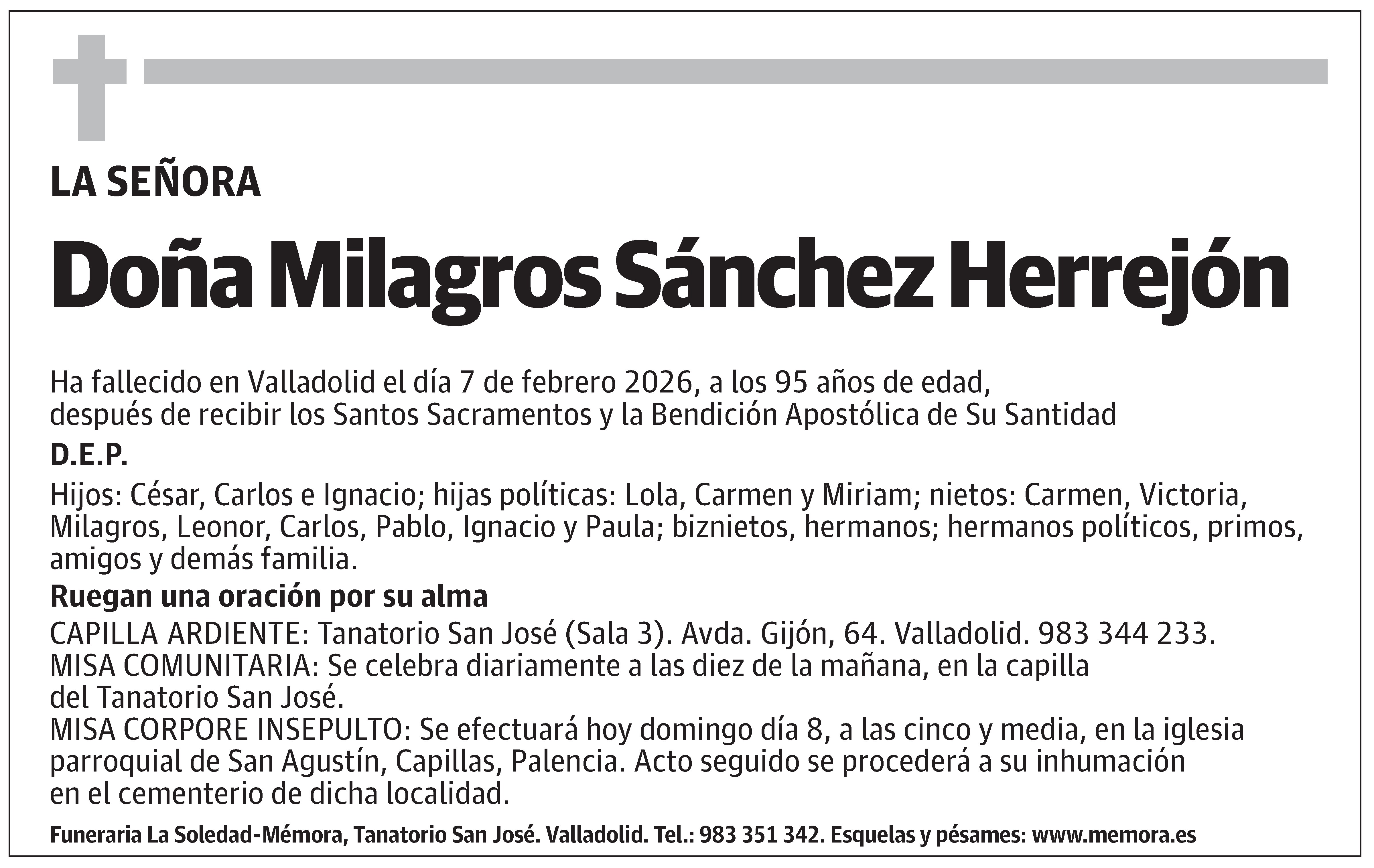 Milagros Sánchez Herrejón
