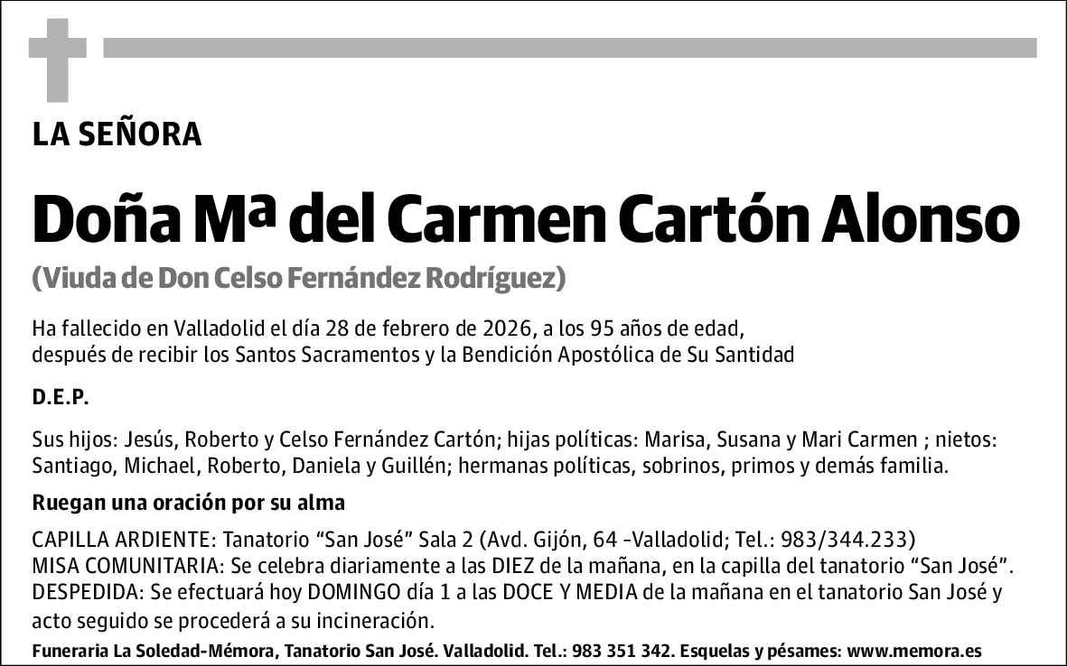 Maria del Carmen Cartón Alonso