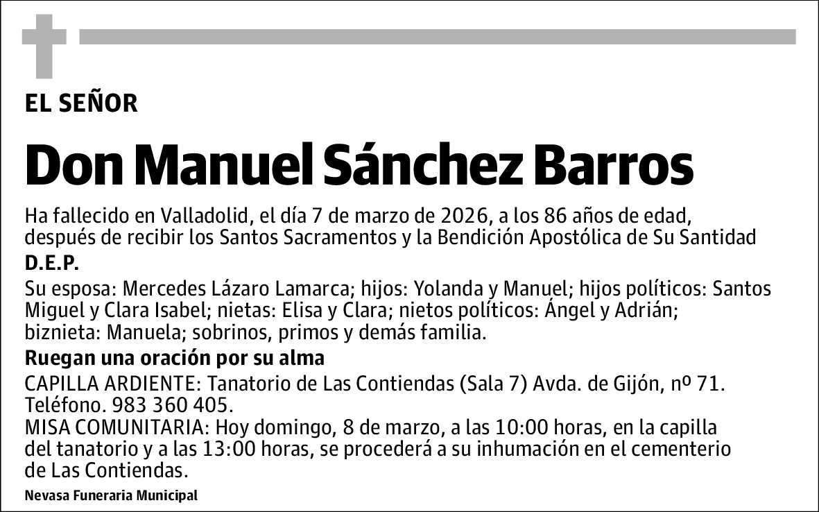 Manuel Sánchez Barros