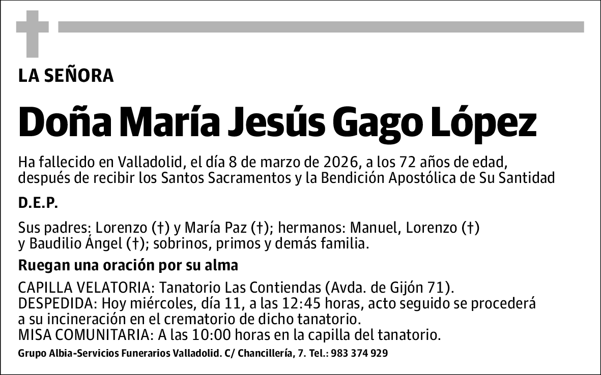 María Jesus Gago López