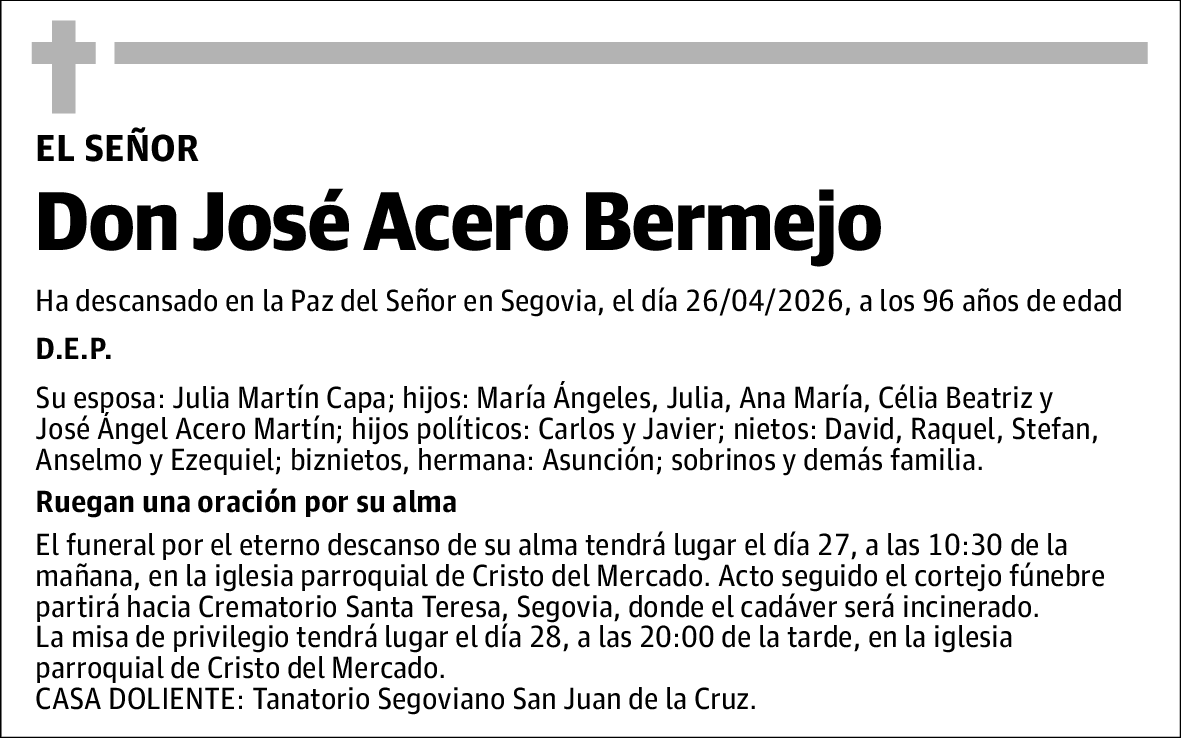 José Acero Bermejo