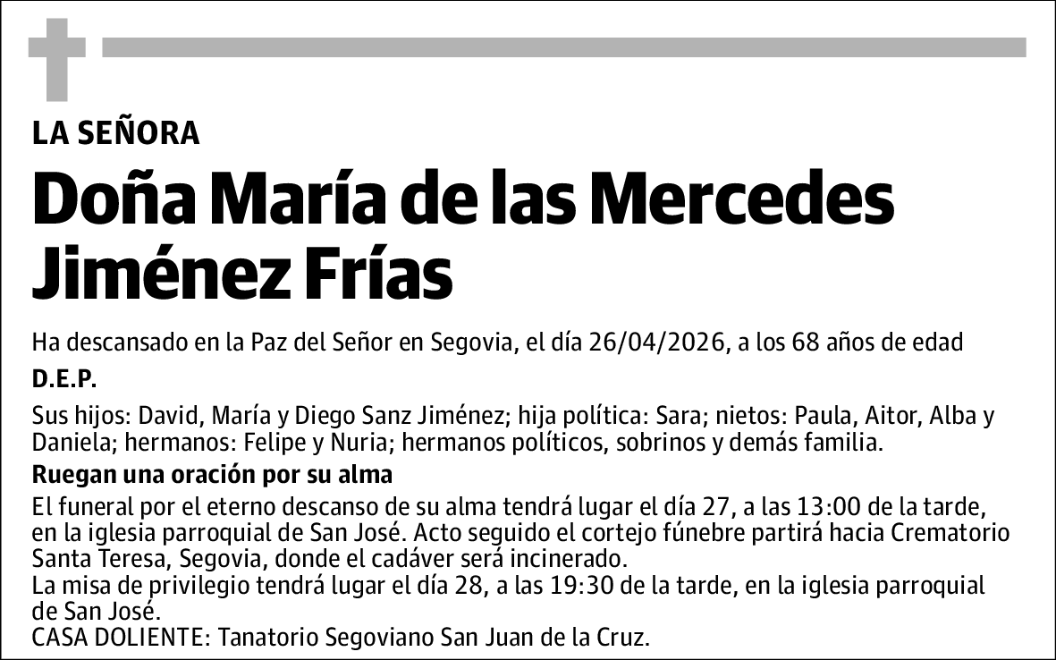 María de las Mercedes Jiménez Frías