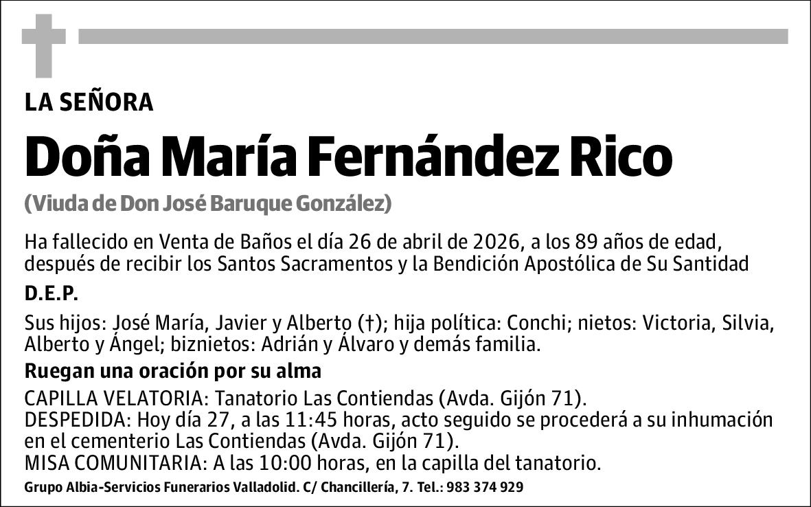 María Fernández Rico