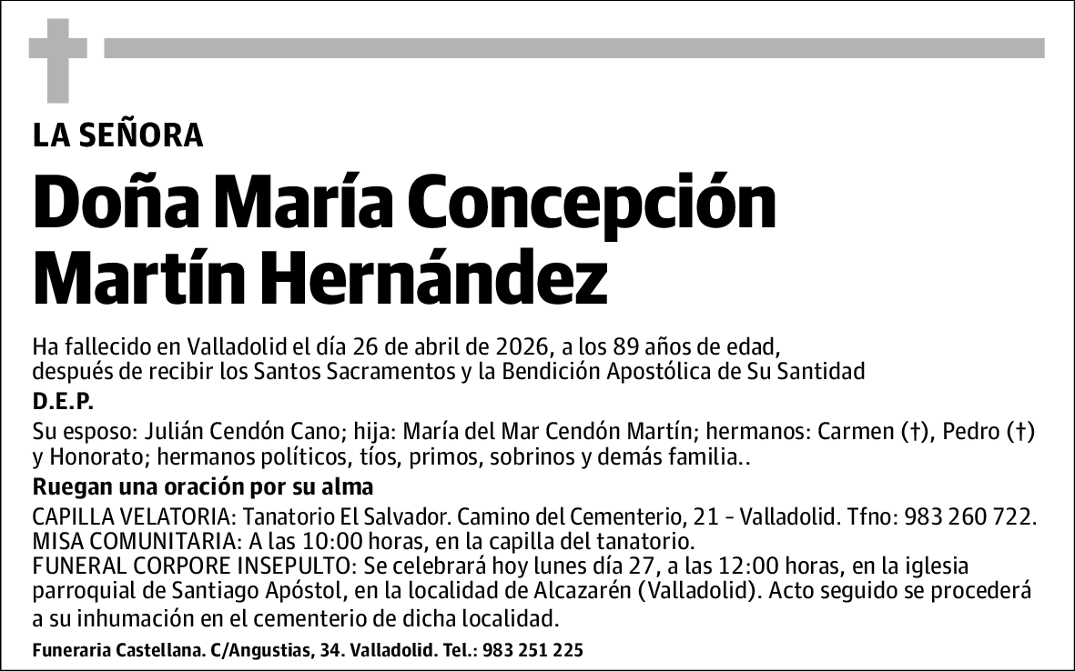 María Concepción Martín Hernández