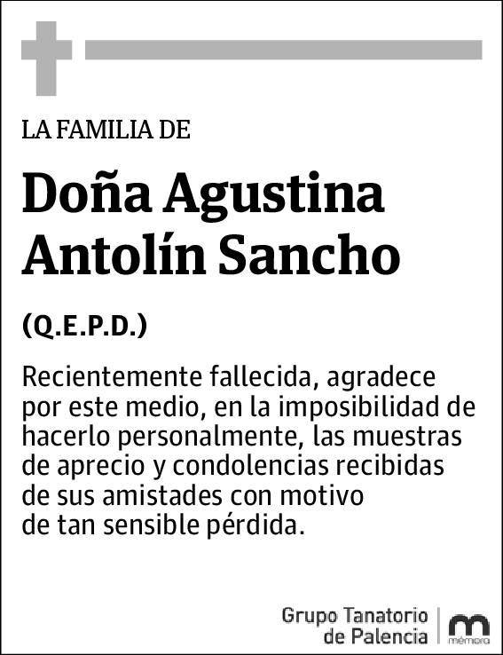 Agustina Antolín Sancho