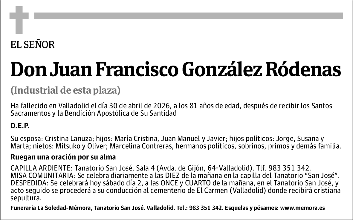 Juan Francisco González Rodenas