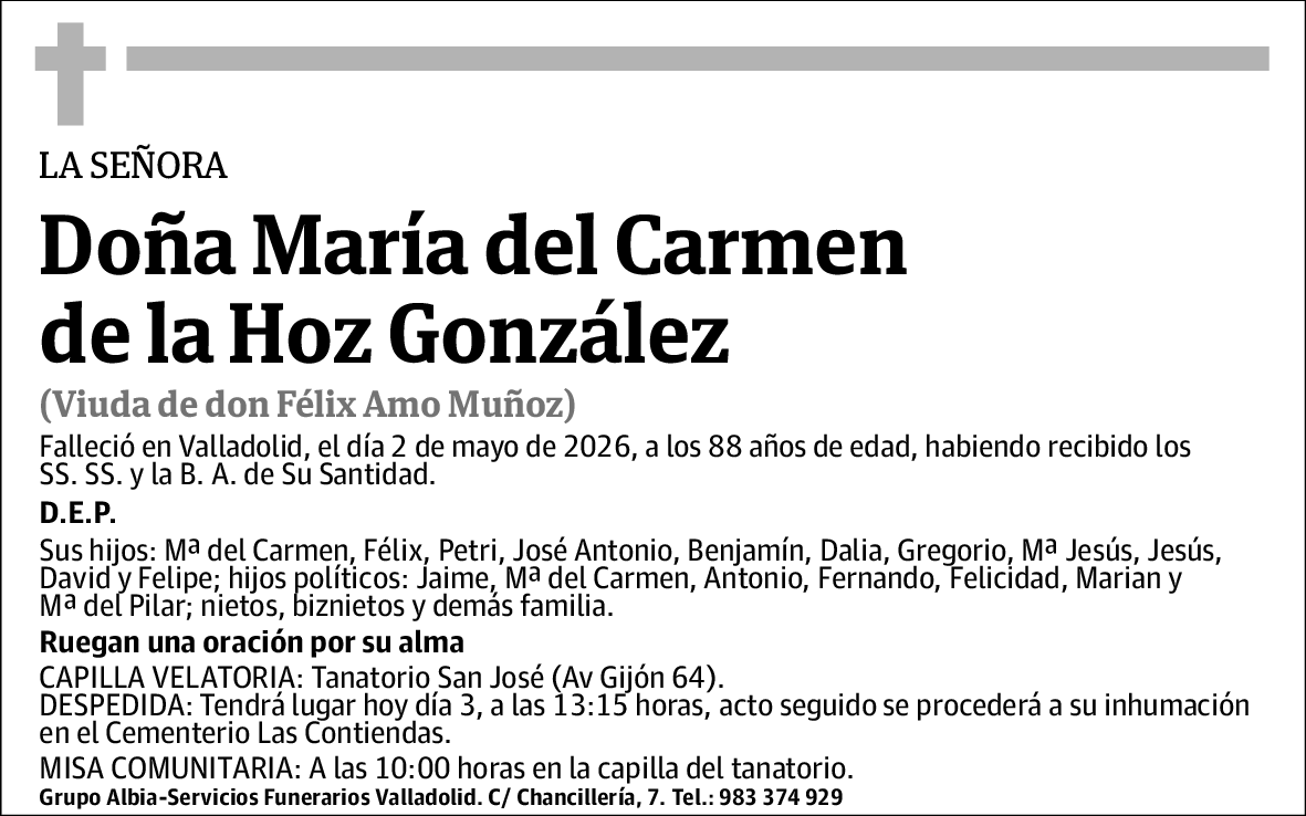 María del Carmen de la Hoz Gonzalez