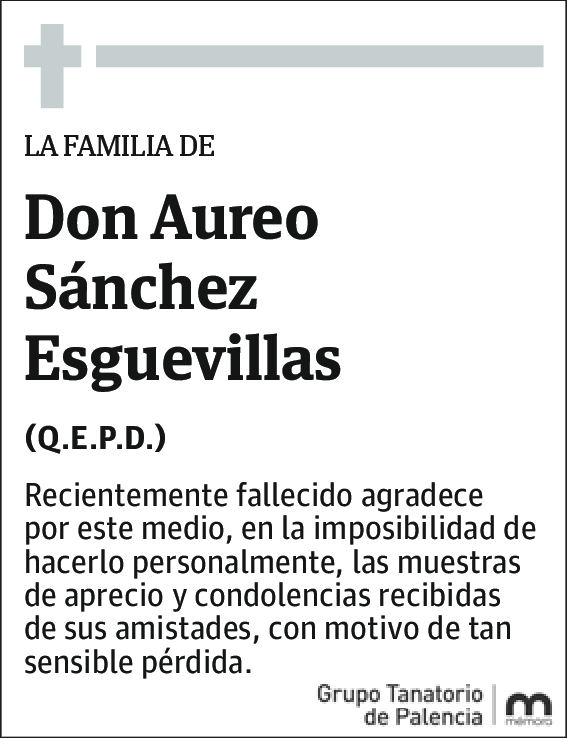 Aureo Sánchez Esguevillas