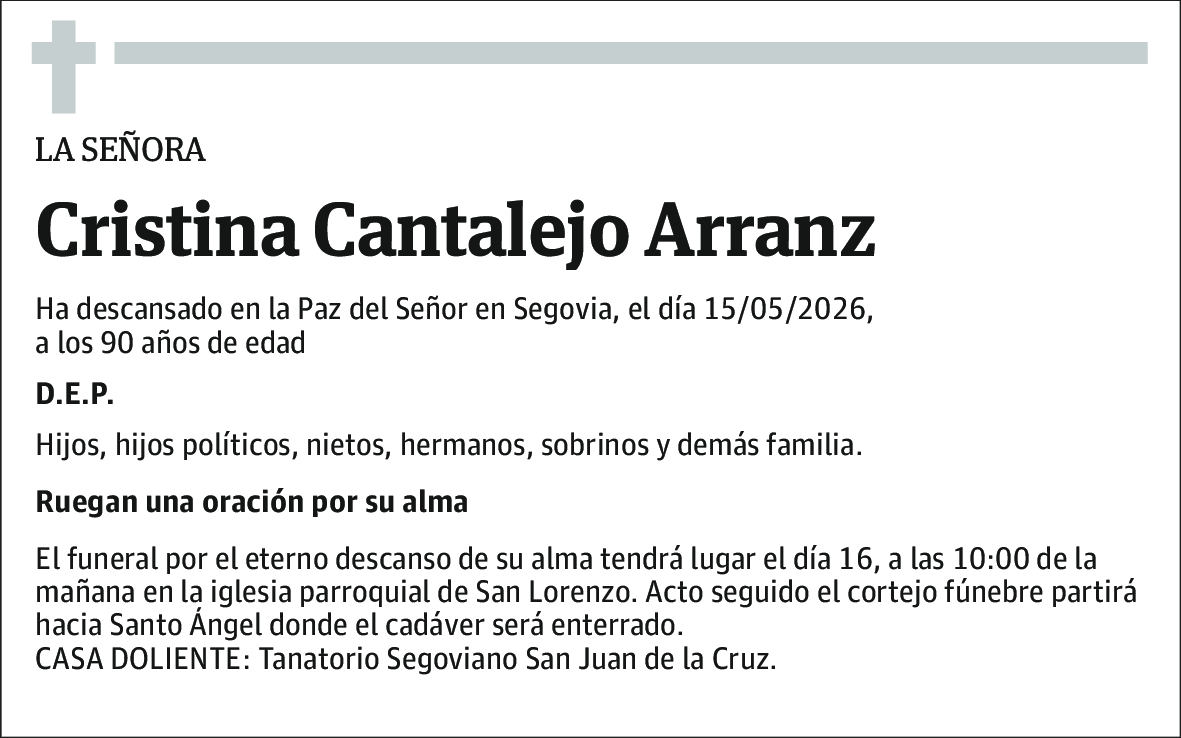 Cristina Cantalejo Arranz