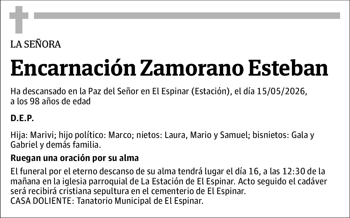 Encarnación Zamorano Esteban