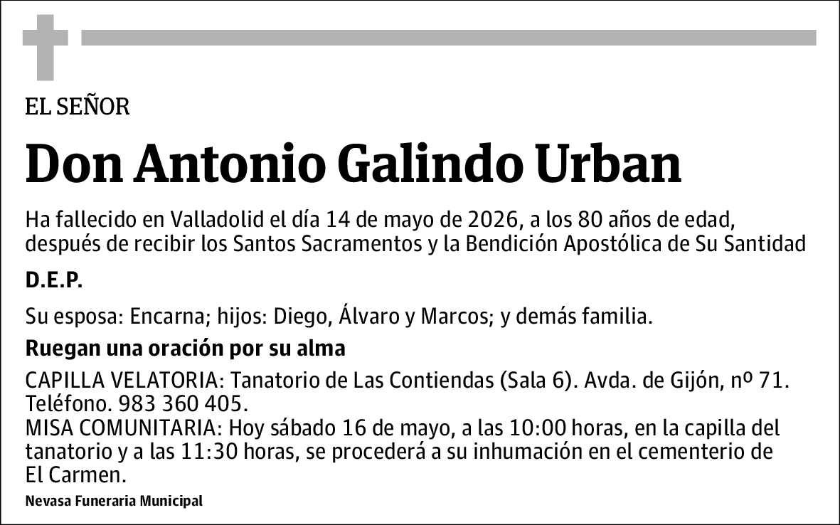 Antonio Galindo Urban