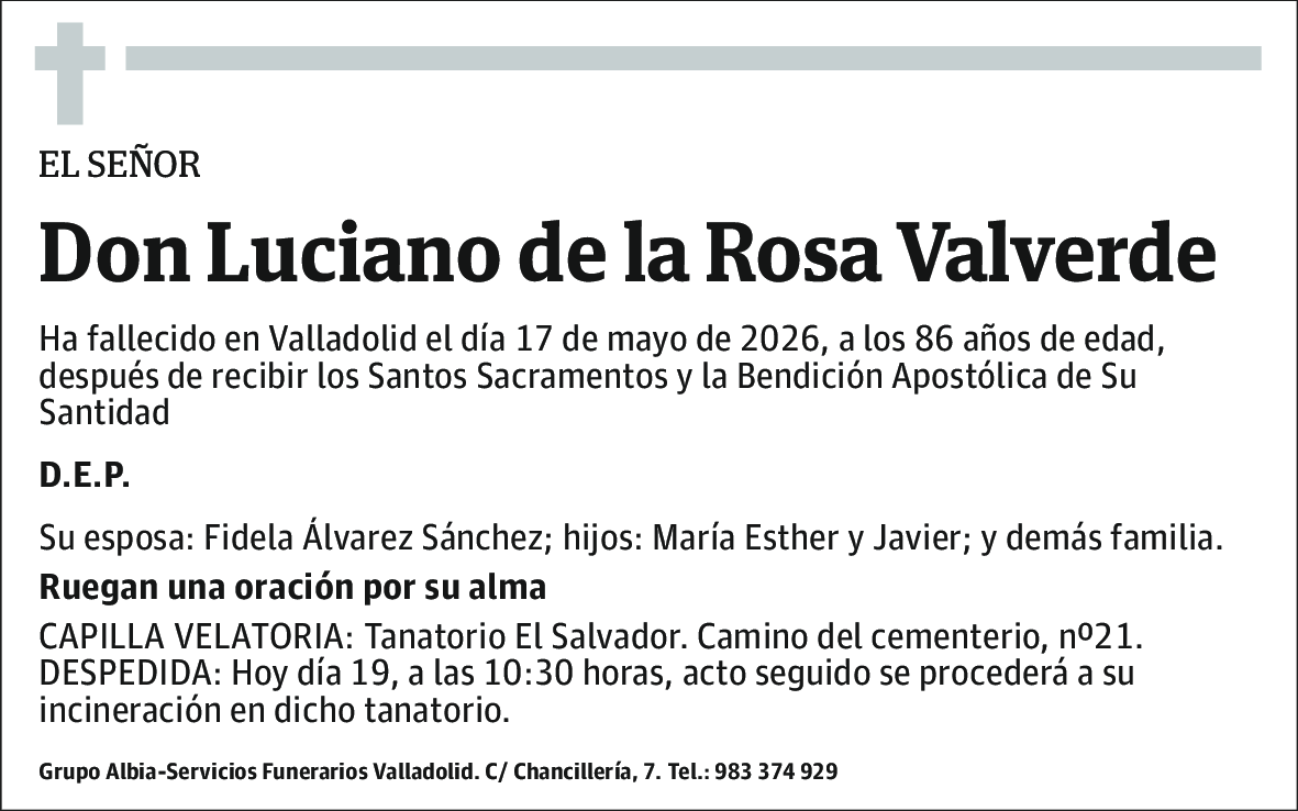 Luciano de la Rosa Valverde