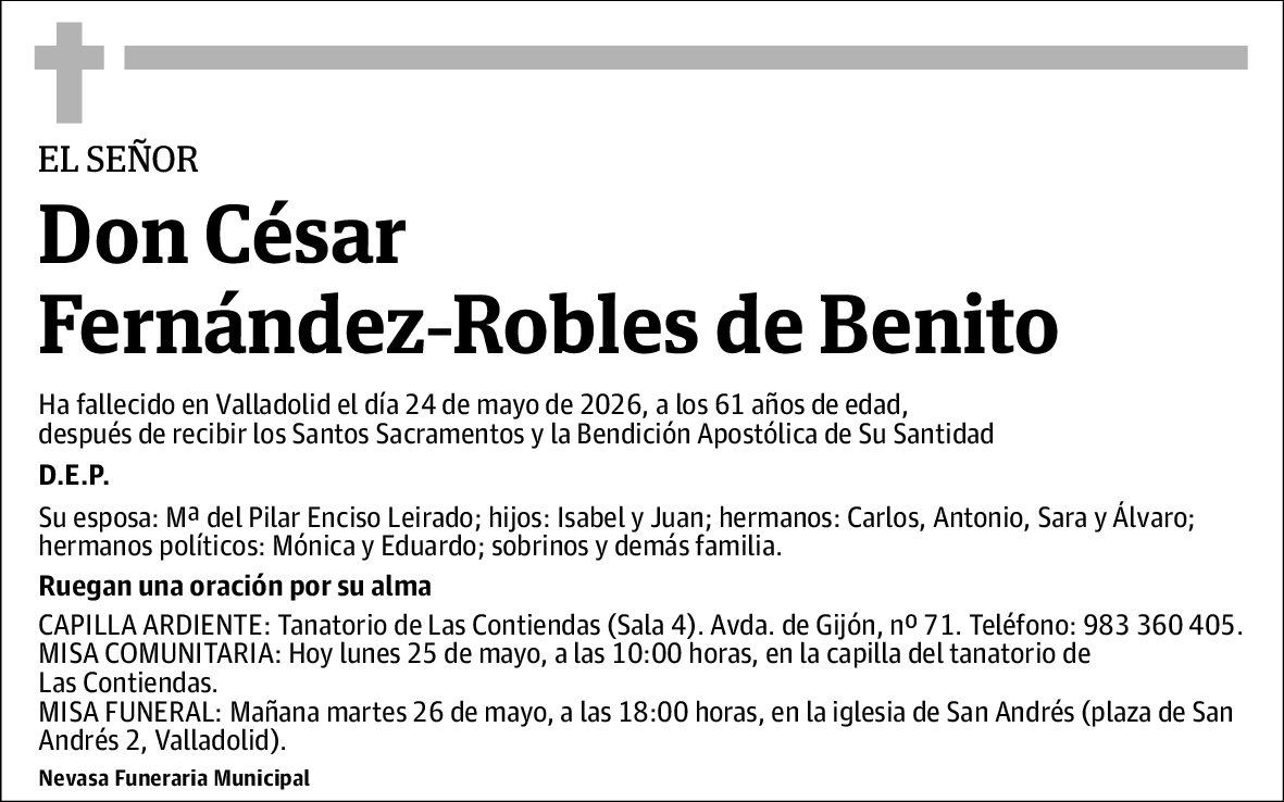 César Fernández -robles de Benito