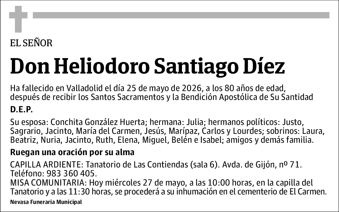 Heliodoro Santiago Díez