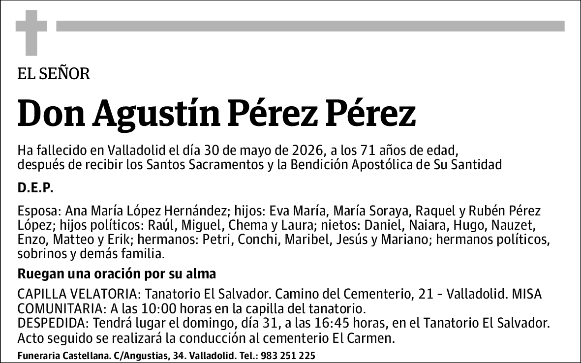 Agustín Pérez Pérez