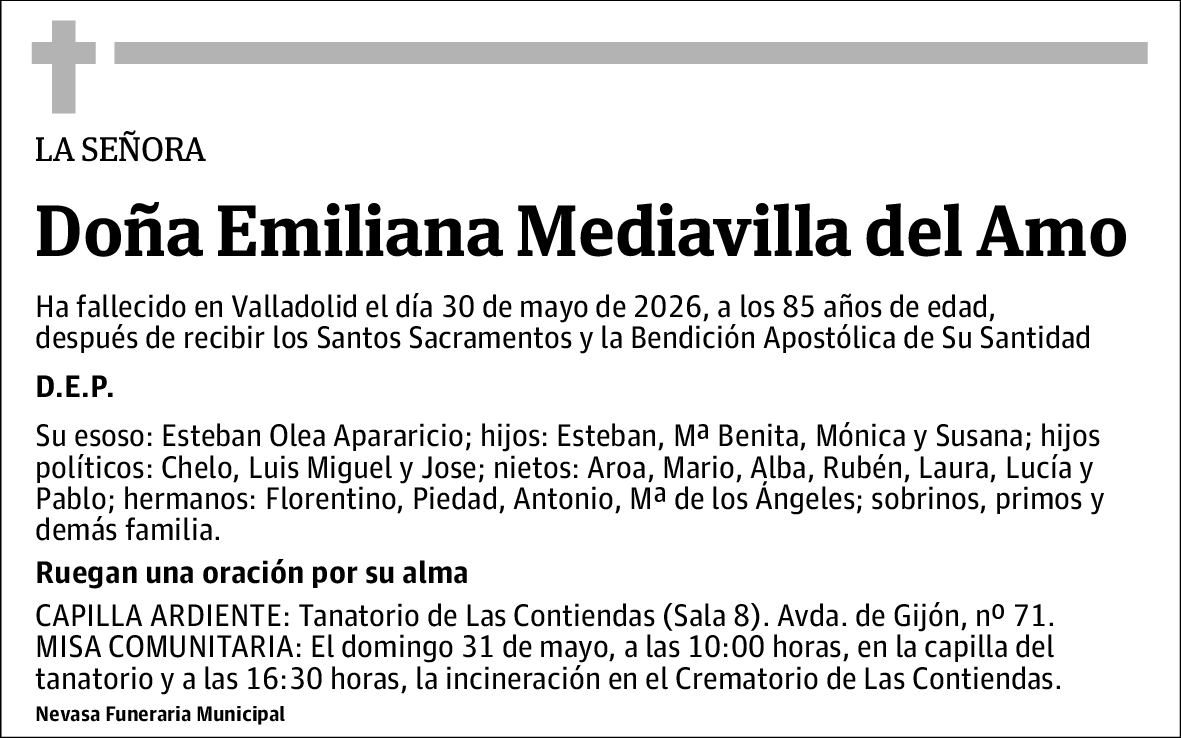 Emiliana Mediavilla del Amo