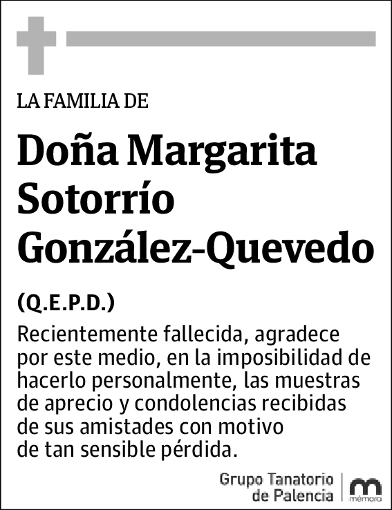 Margarita Sotorrío González-quevedo