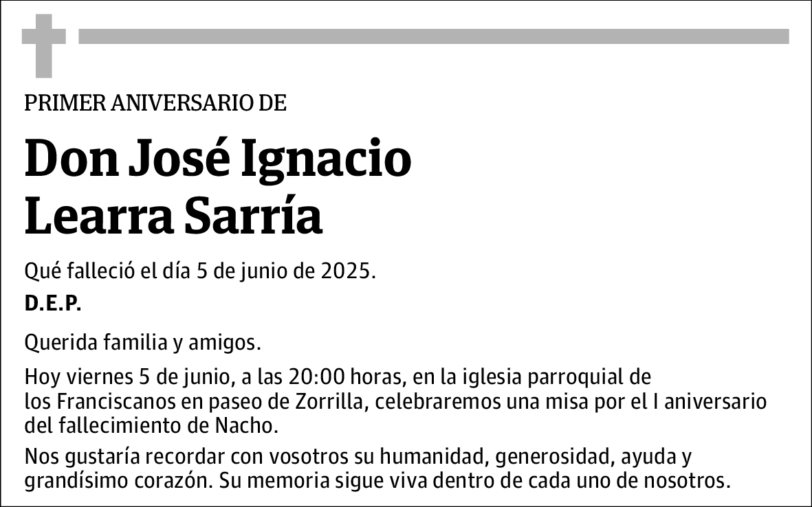 José Ignacio Learra Sarría