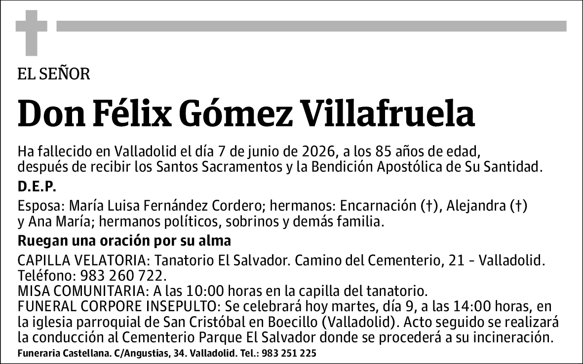 Félix Gómez Villafruela