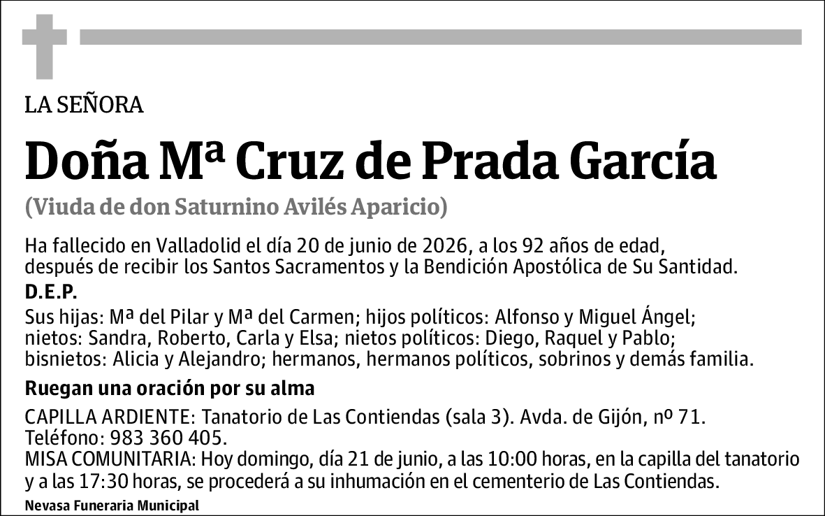 Mª Cruz de Prada García