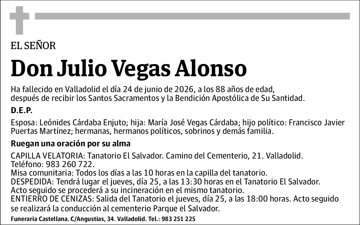 Julio Vegas Alonso
