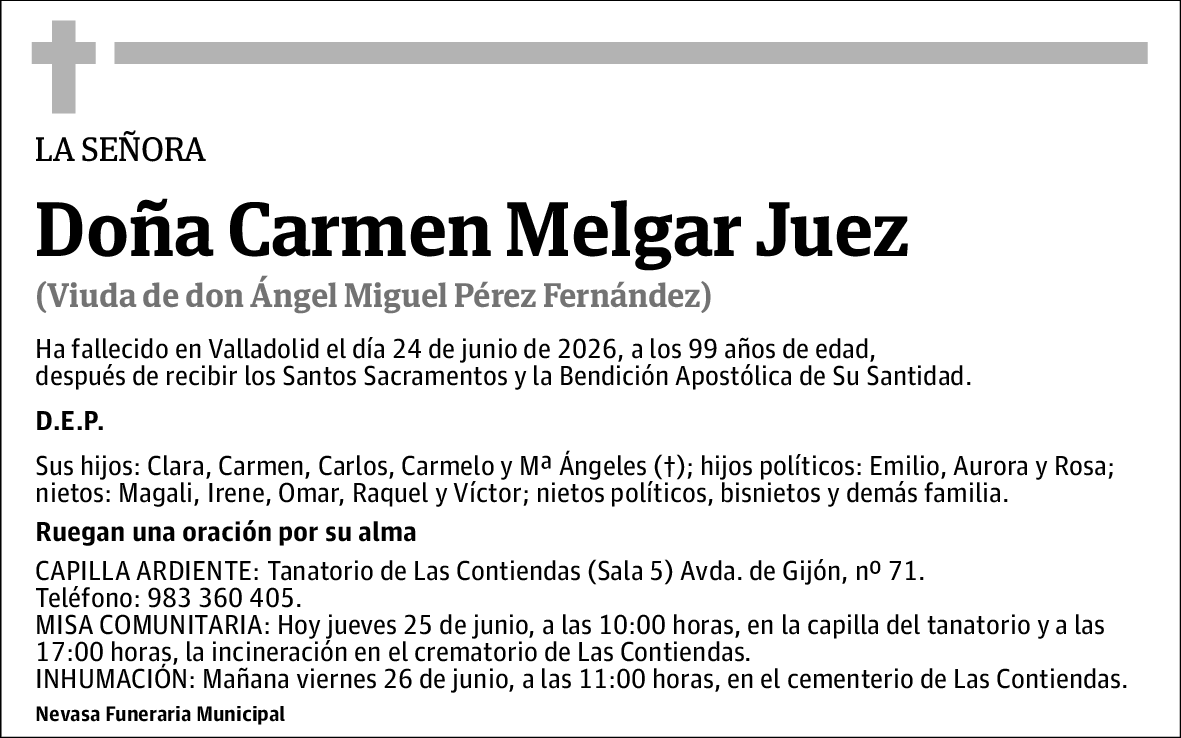 Carmen Melgar Juez