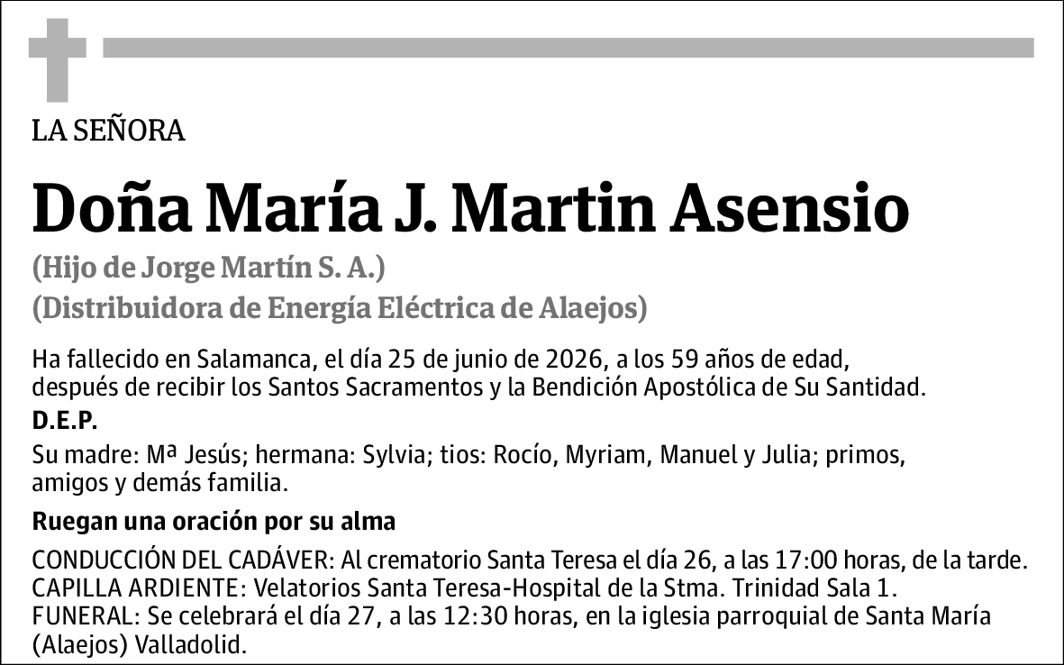 María J. Martín Asensio