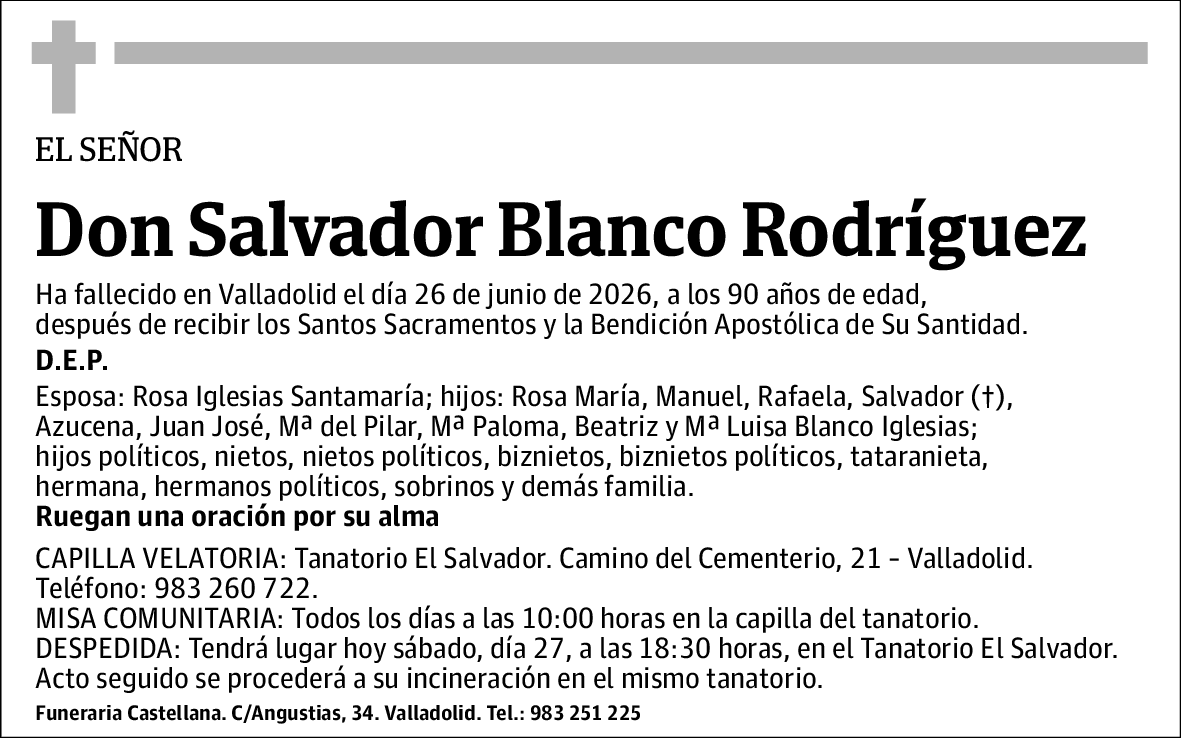 Salvador Blanco Rodríguez