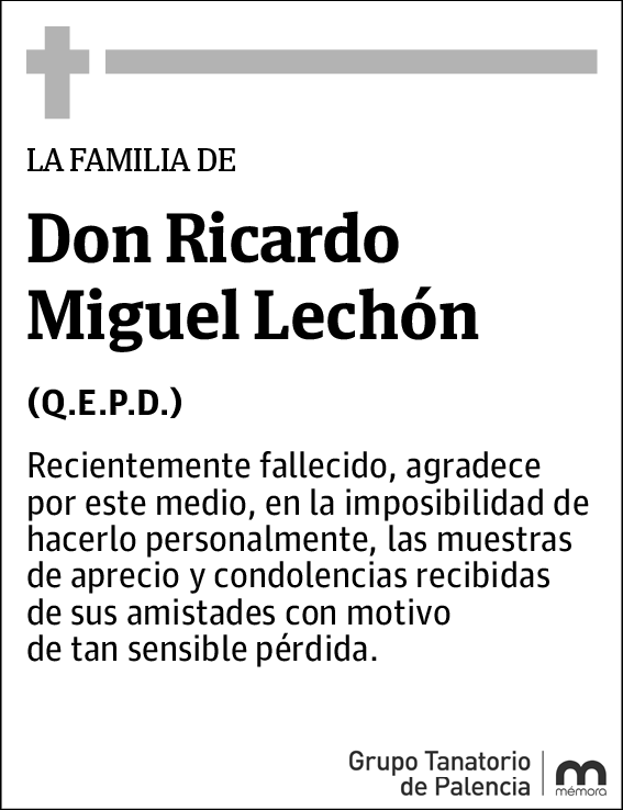 Ricardo Agrd. Miguel Lechón