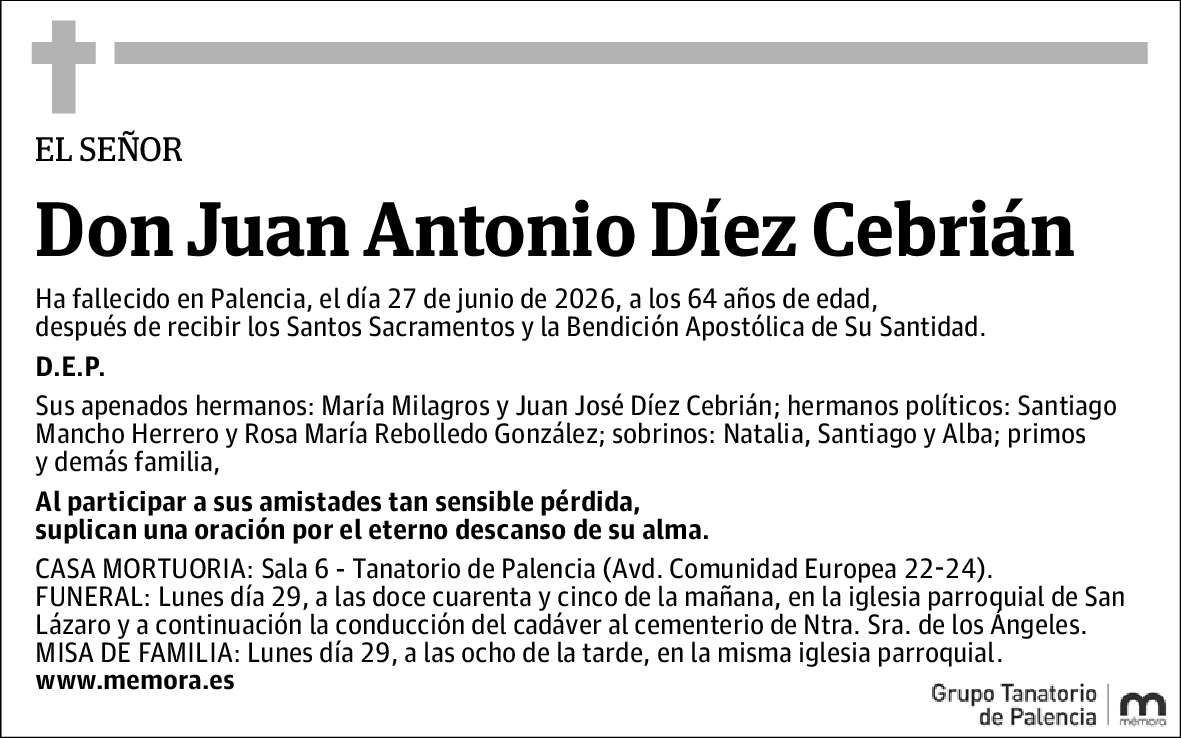 Juan Antonio Díez Cebrián
