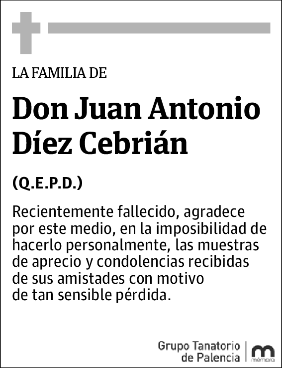Juan Antonio Díez Cebrián