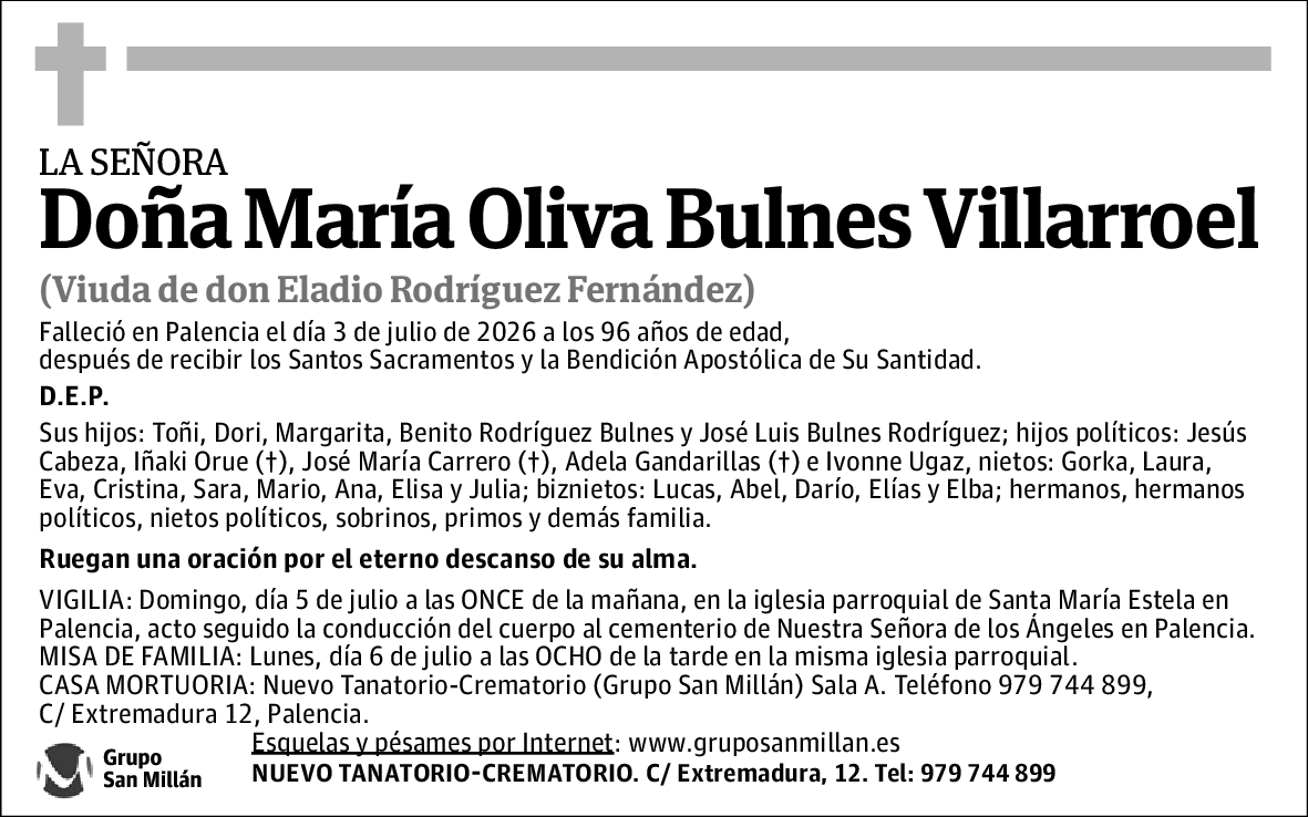 María Oliva Bulnes Villarroel