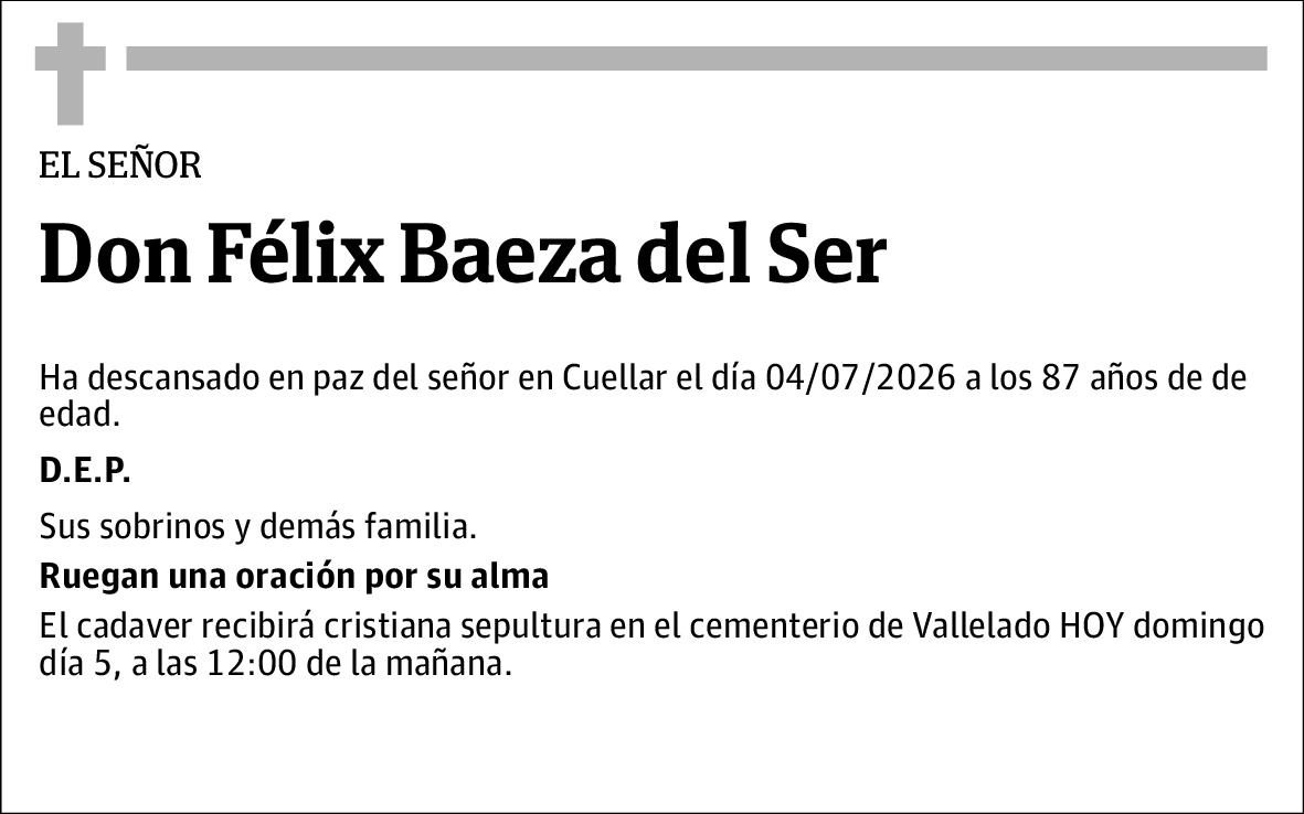 Félix Baeza del Ser