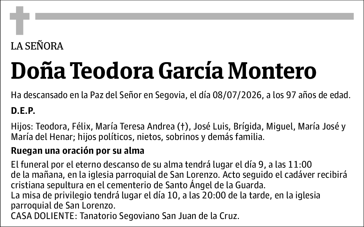 Teodora García Montero