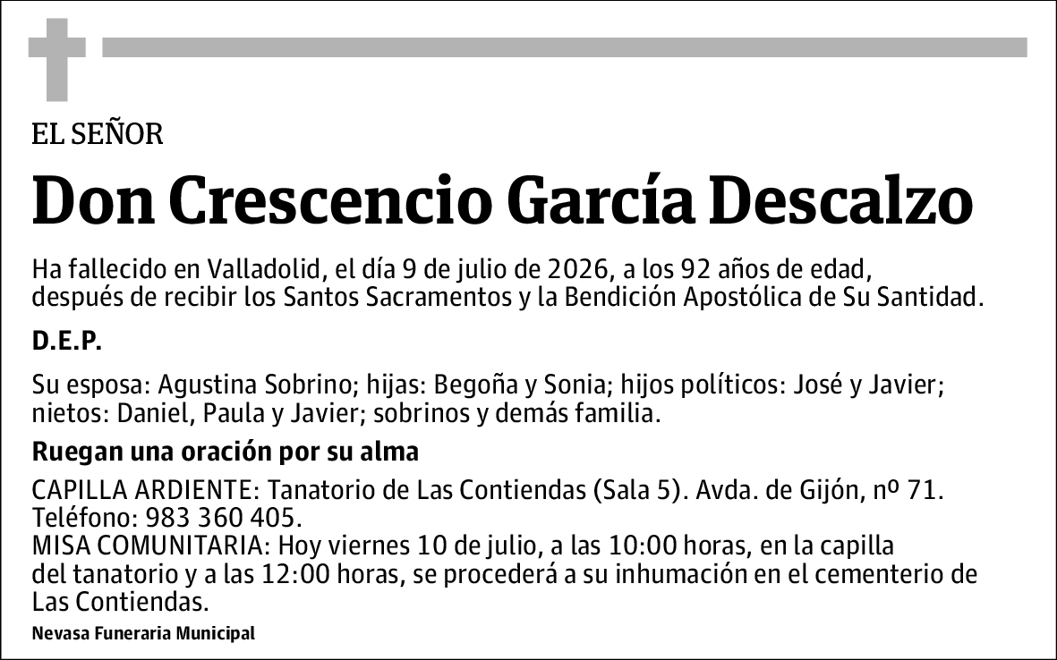Crescencio García Descalzo