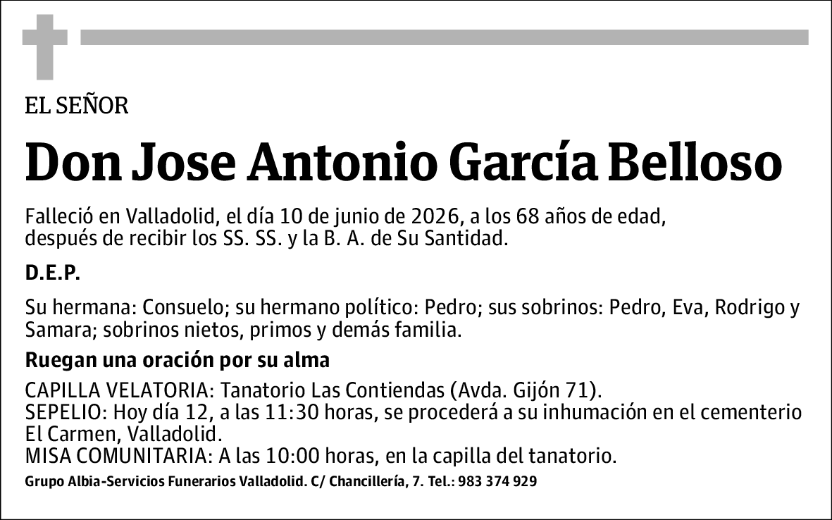 Jose Antonio Garcia Belloso