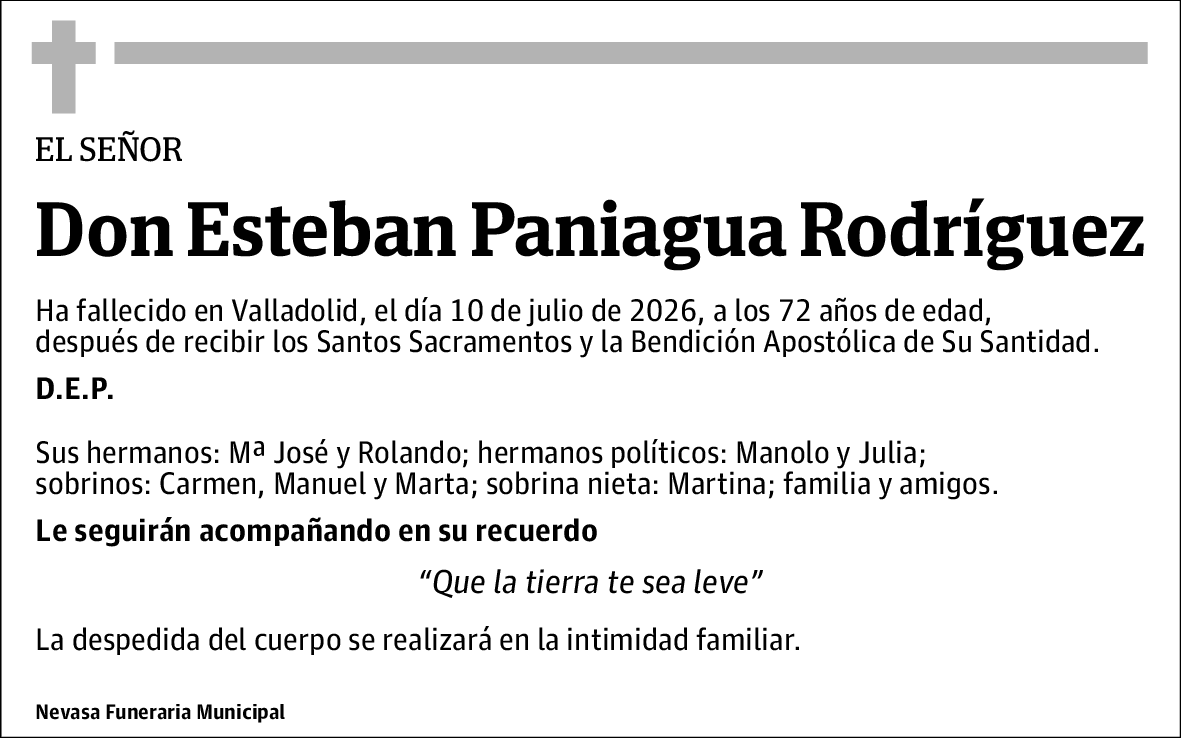 Esteban Paniagua Rodríguez