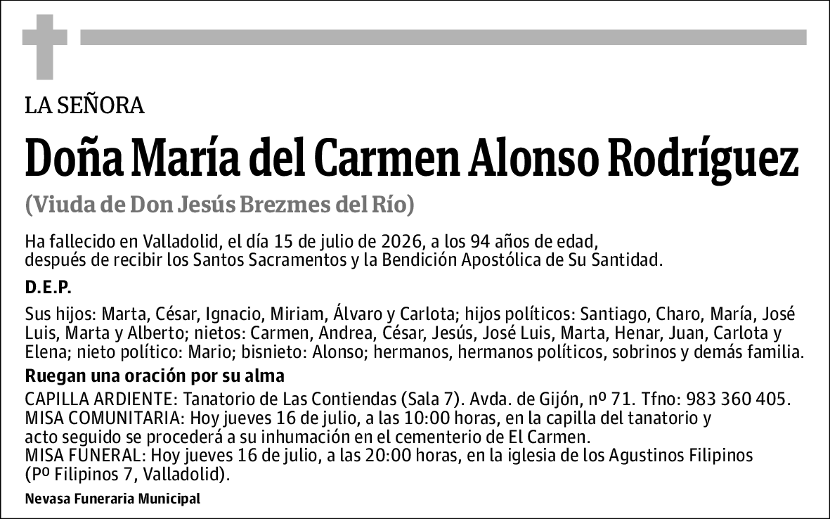 María del Carmen Alonso Rodríguez